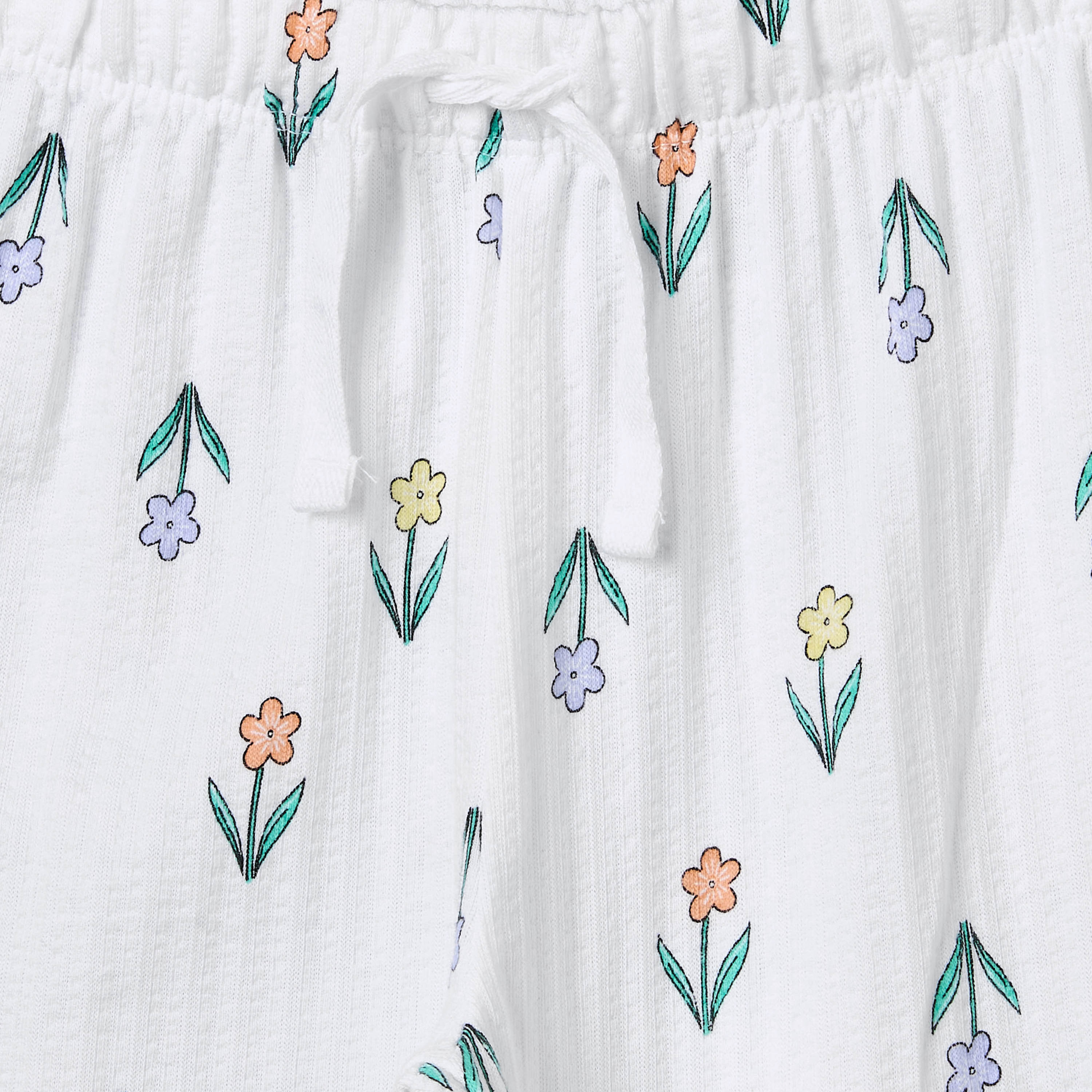 Juniors Cotton Notch Collar Long Sleeves Pyjama Set with Bunny Applique-girls-clothing-nightwear-image-6