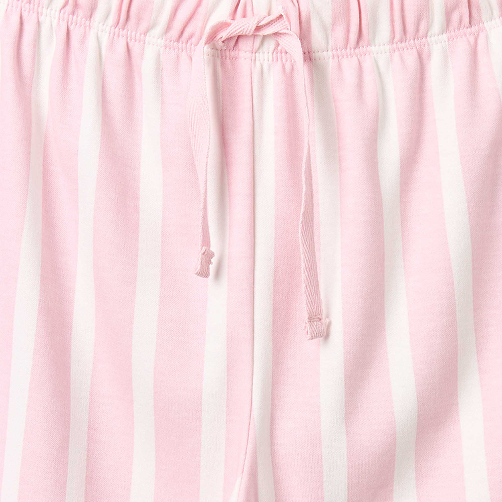 Juniors Cotton Crew Neck Short Sleeves Pyjama Set with Cat Print-girls-clothing-nightwear-image-6