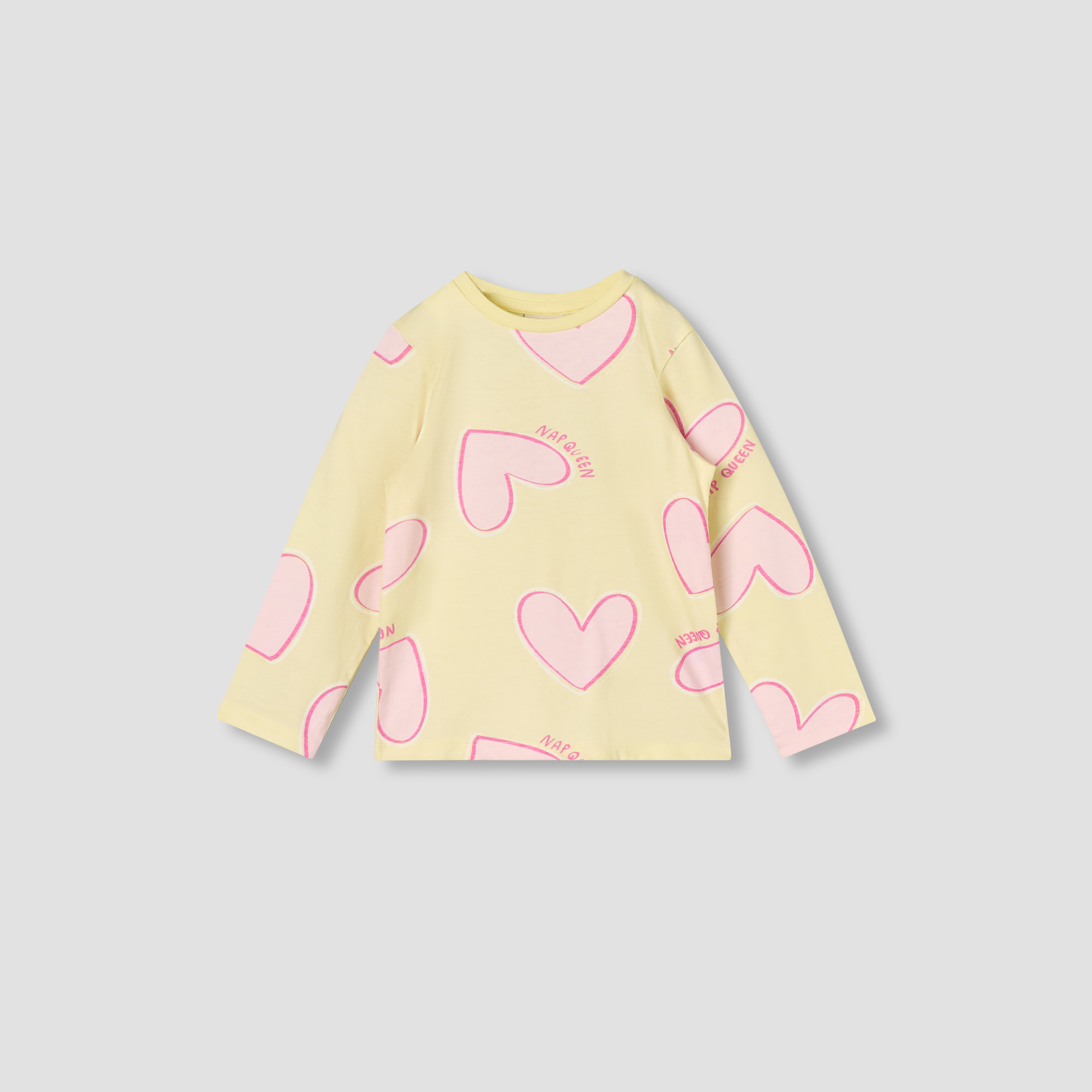 Juniors Cotton Round Neck Long Sleeves Pyjama Set with Heart Print-promo_babyshop_Buy2for69_UAE130126-image-2