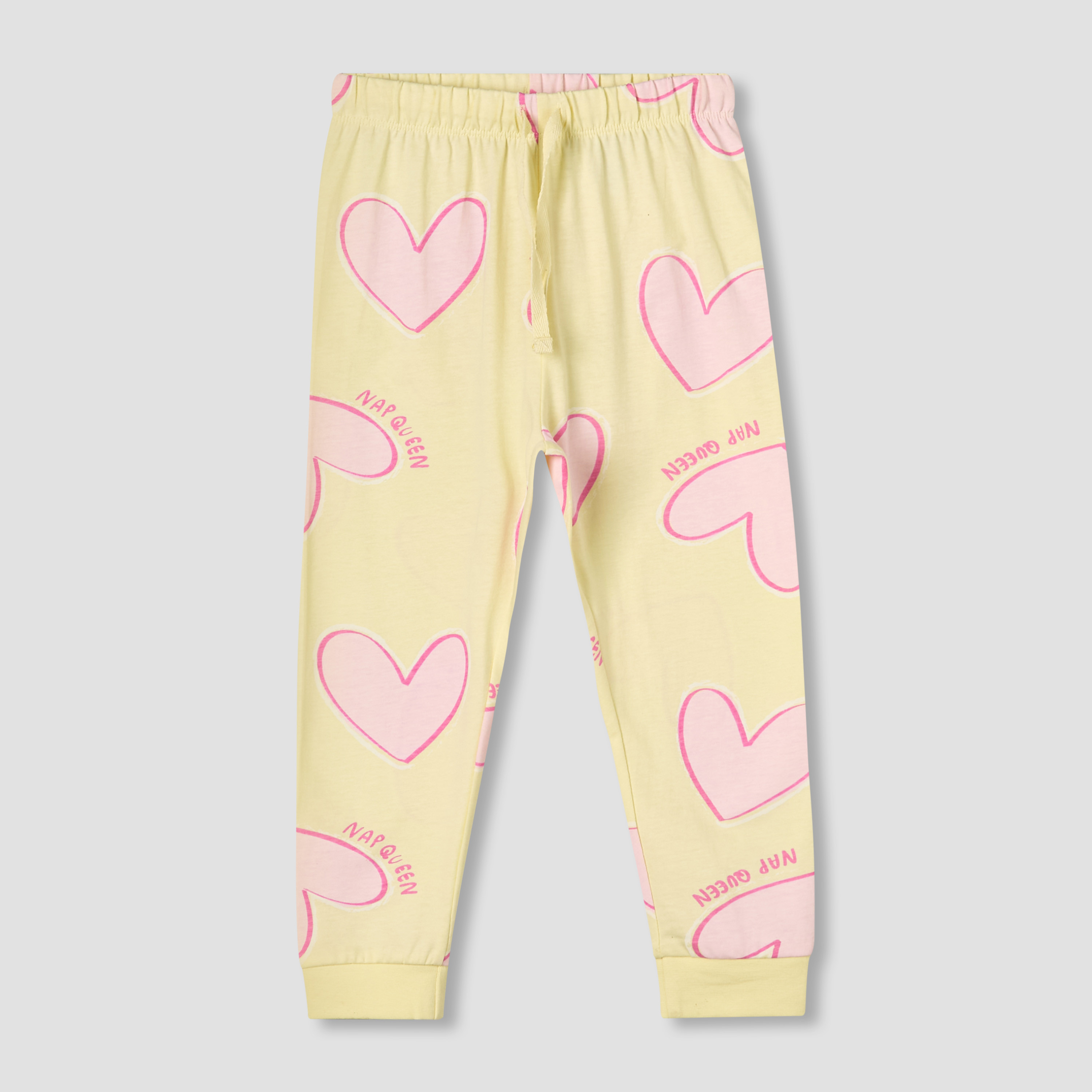 Juniors Cotton Round Neck Long Sleeves Pyjama Set with Heart Print-promo_babyshop_Buy2for69_UAE130126-image-3
