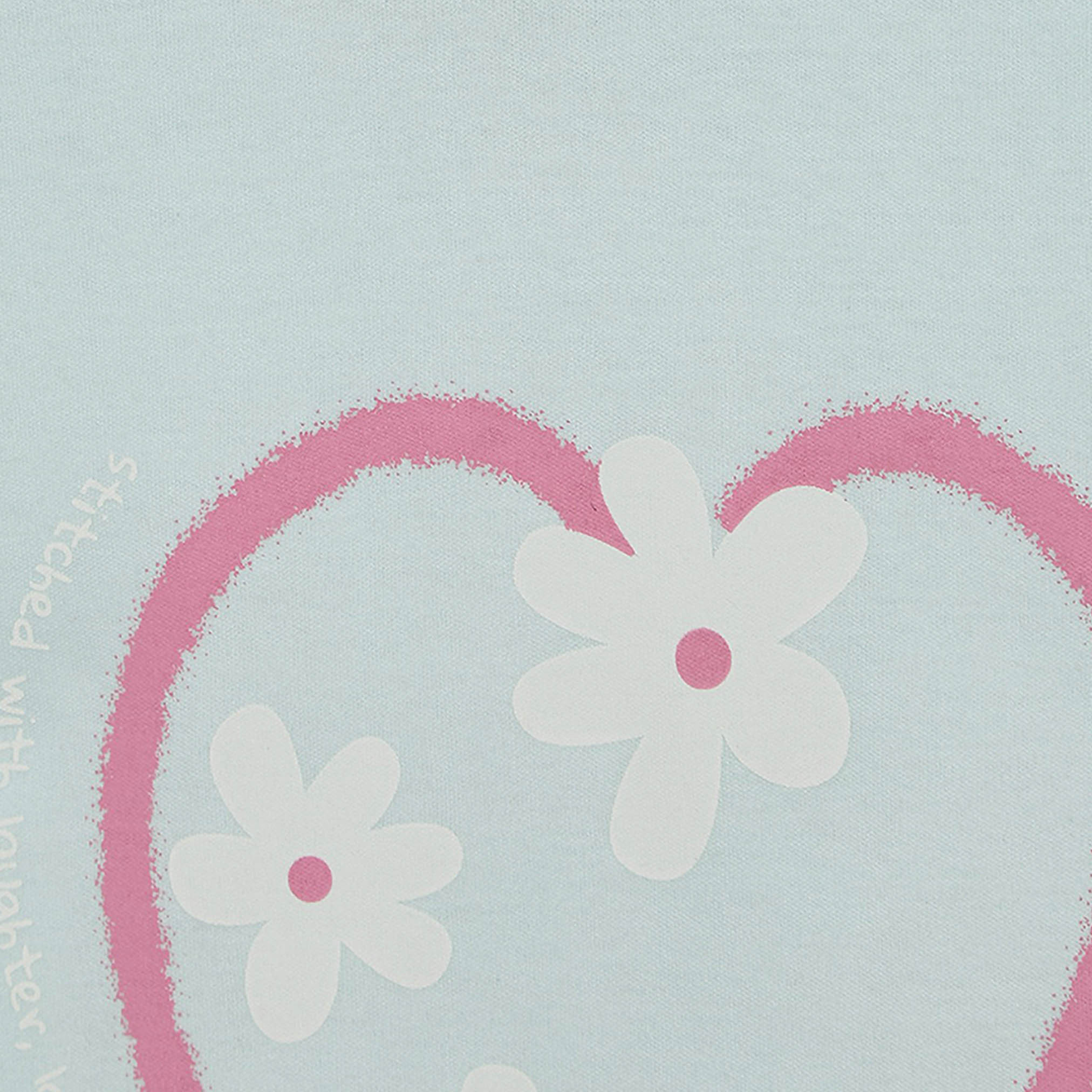 طقم بيجاما قطن برقبة ضيقة وأكمام قصيرة وطبعات من جونيورز-baby-girls-clothing-nightwear-pyjamasets-image-4