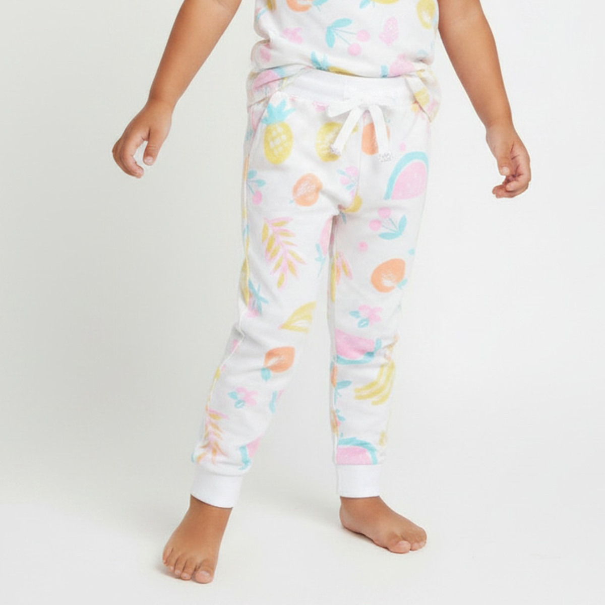 طقم بيجاما قطن برقبة ضيقة وأكمام قصيرة وطبعات من جونيورز-baby-girls-clothing-nightwear-pyjamasets-image-4
