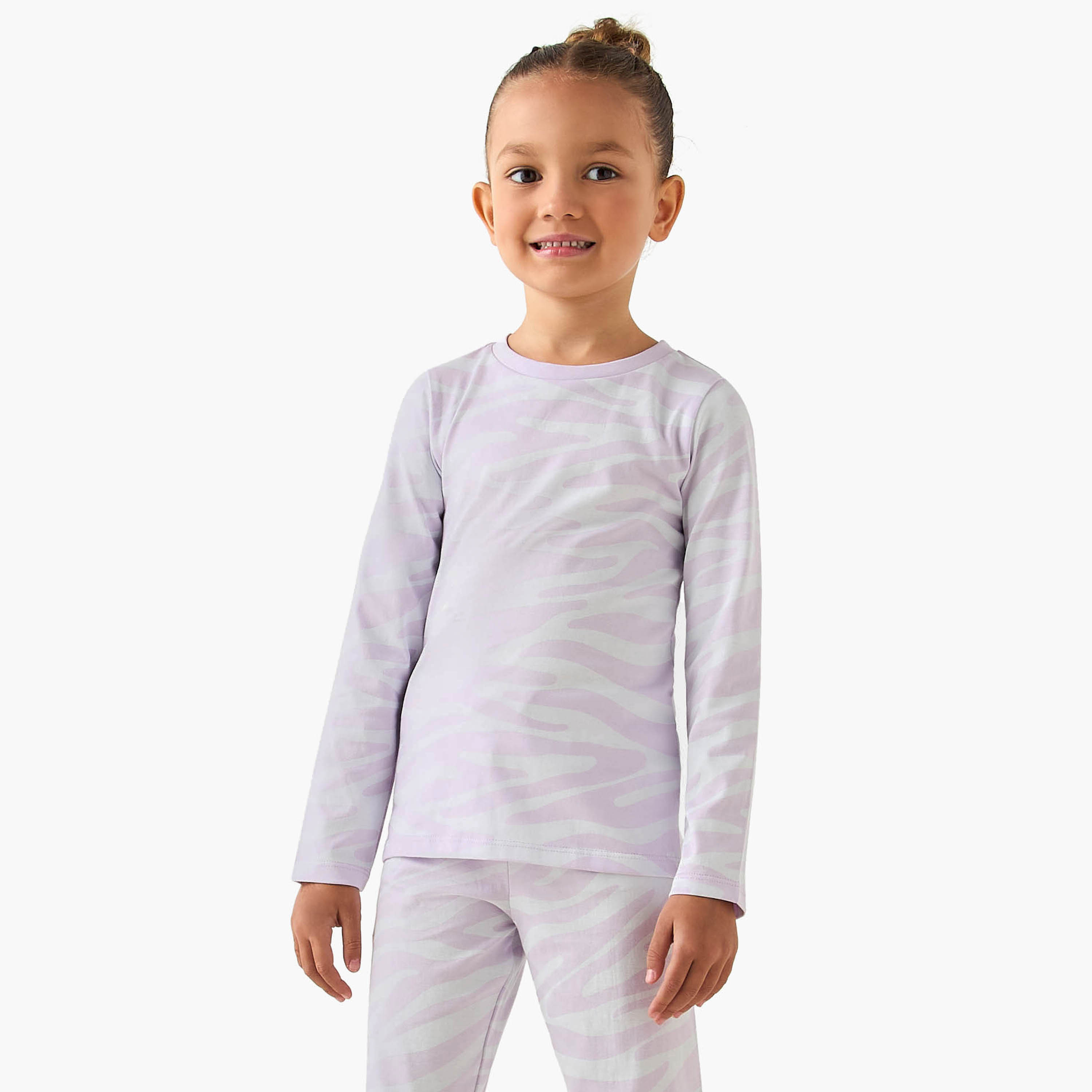 Juniors Cotton Crew Neck Long Sleeves Pyjama Set with Print-promo_babyshop_Buy2for69_UAE130126-image-2