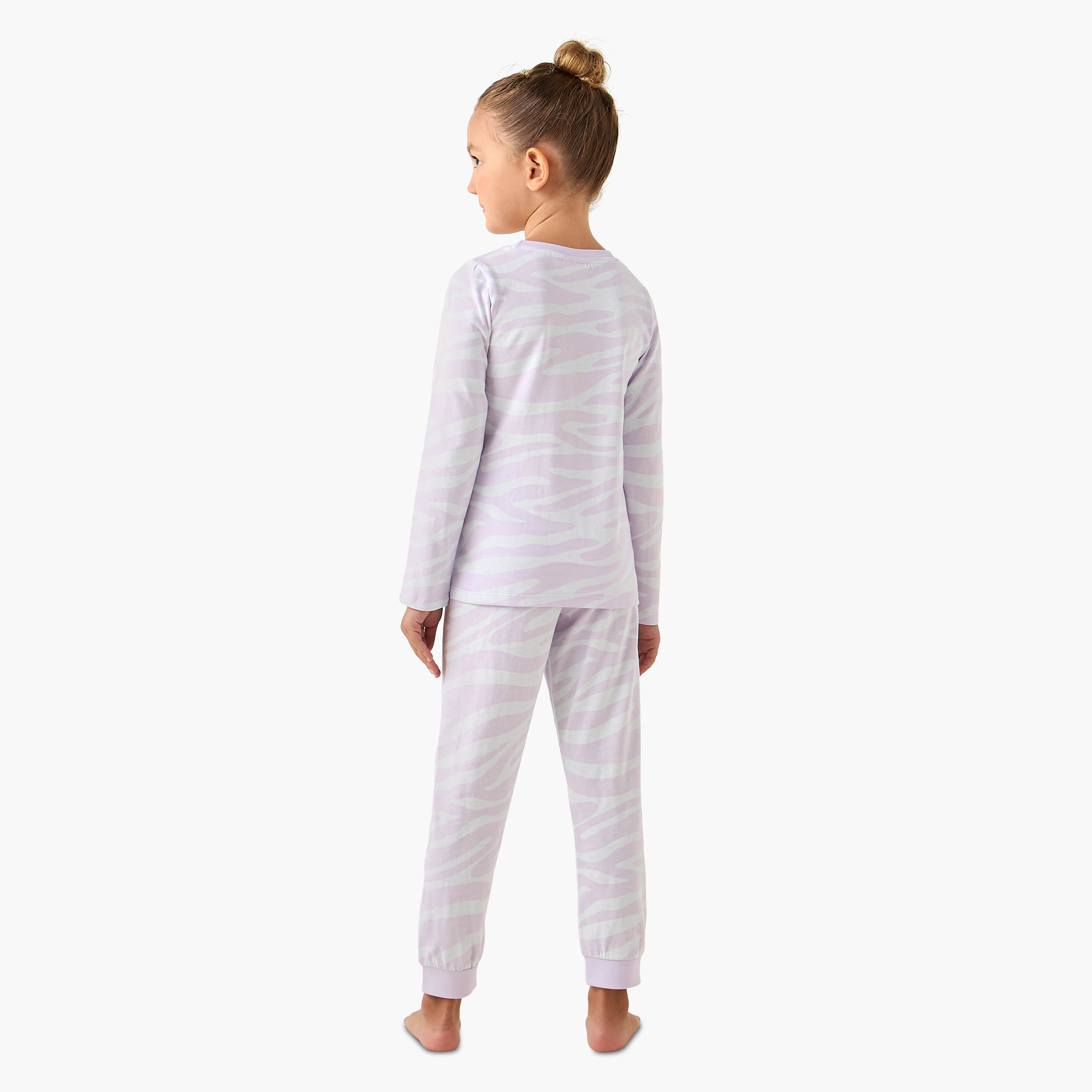 Juniors Cotton Crew Neck Long Sleeves Pyjama Set with Print-promo_babyshop_Buy2for69_UAE130126-image-4
