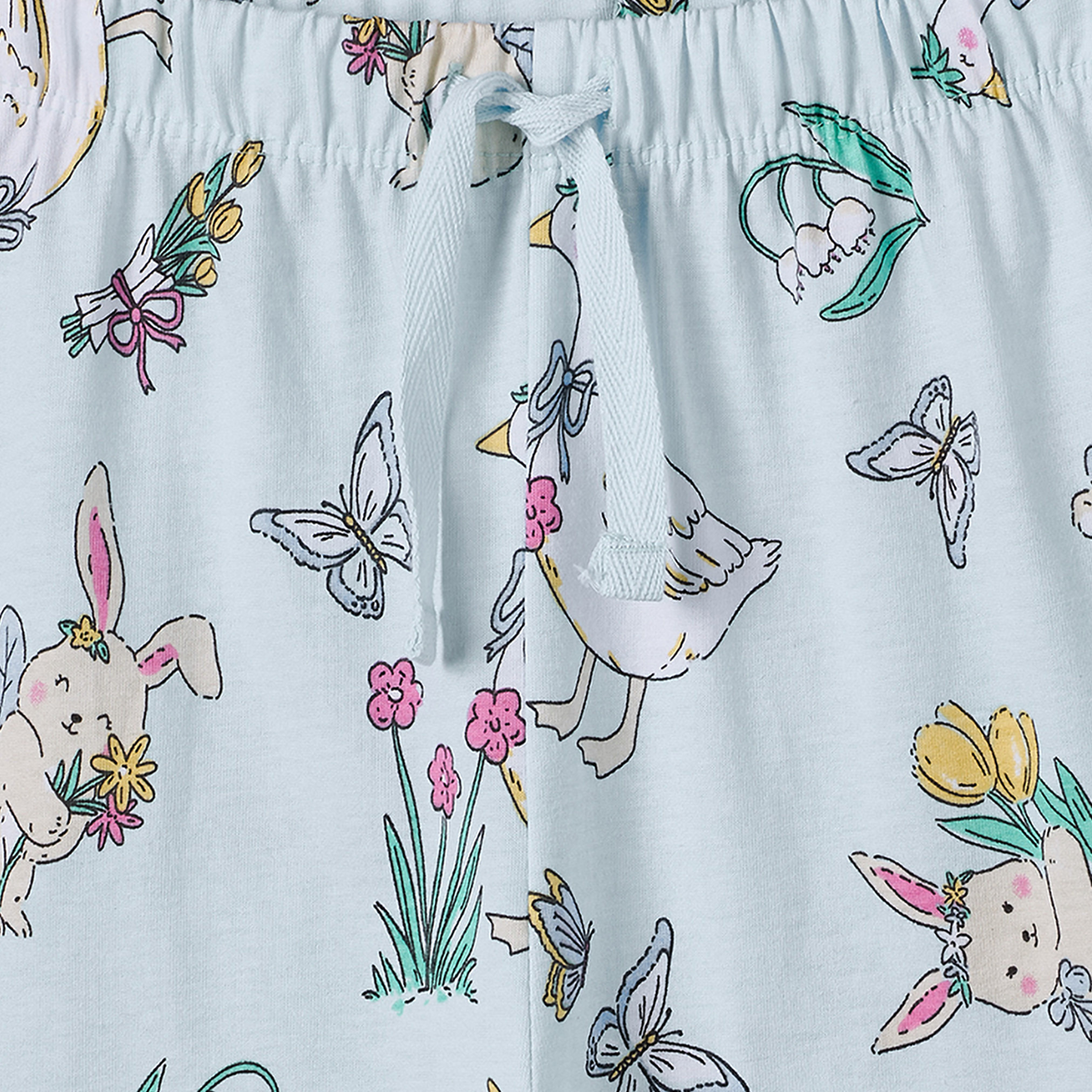 طقم بيجاما برقبة ضيقة وأكمام قصيرة وطبعات من جونيورز-girls-clothing-nightwear-image-6