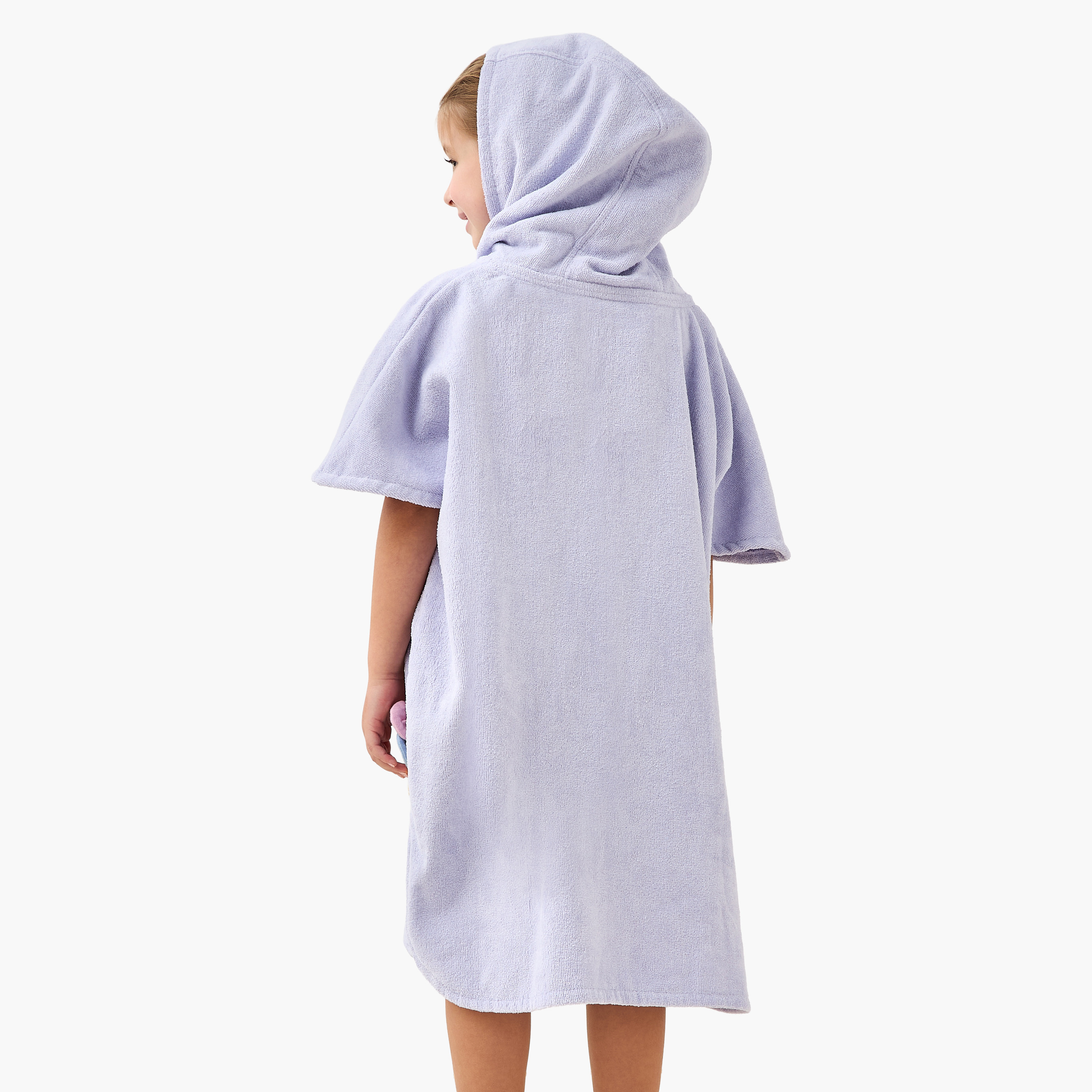 Juniors Terry Hooded Bathrobe with Unicorn Applique-girls-clothing-nightwear-image-3