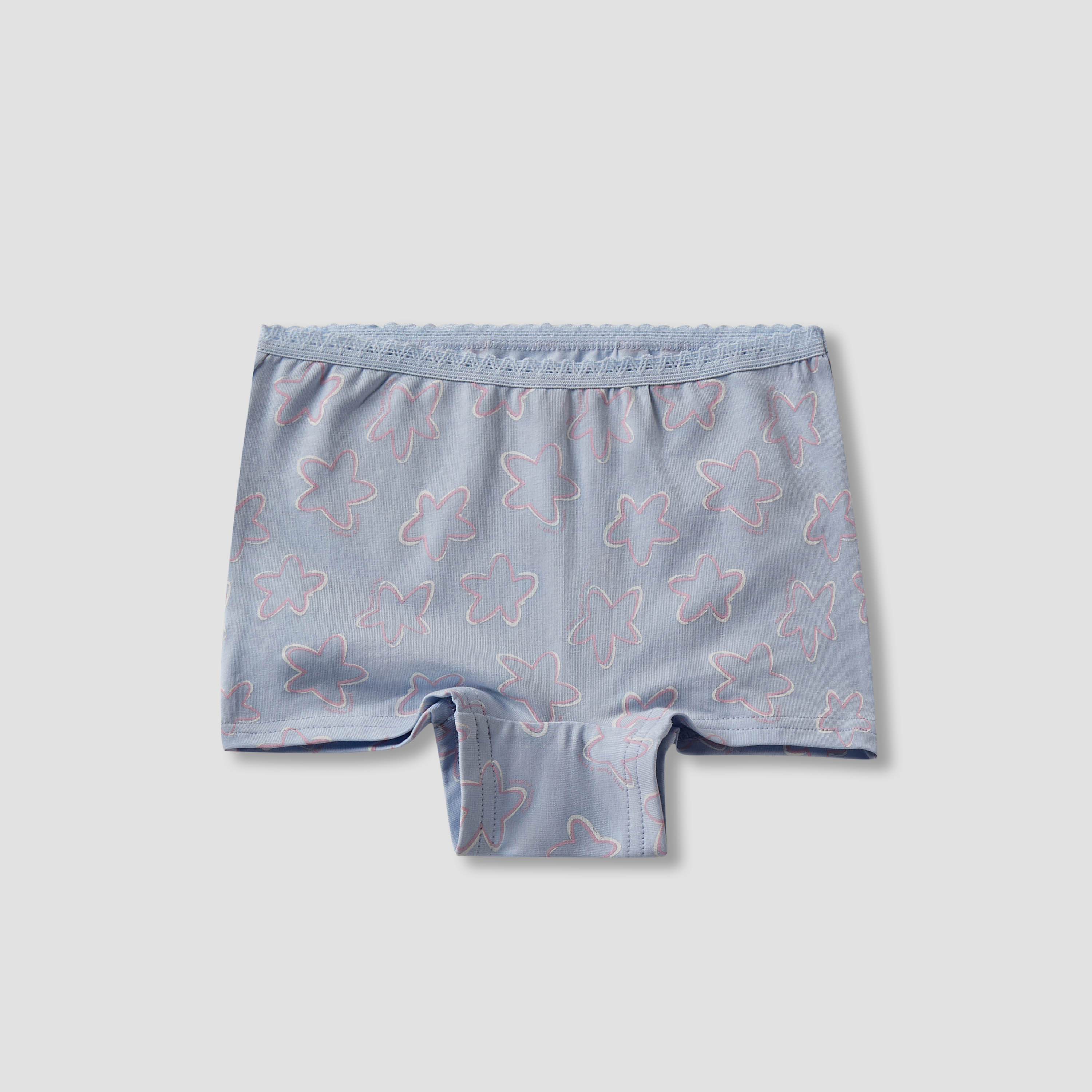 Pack of 5 Juniors Cotton Boxer Briefs with Print-baby-girls-clothing-innerwear-image-2