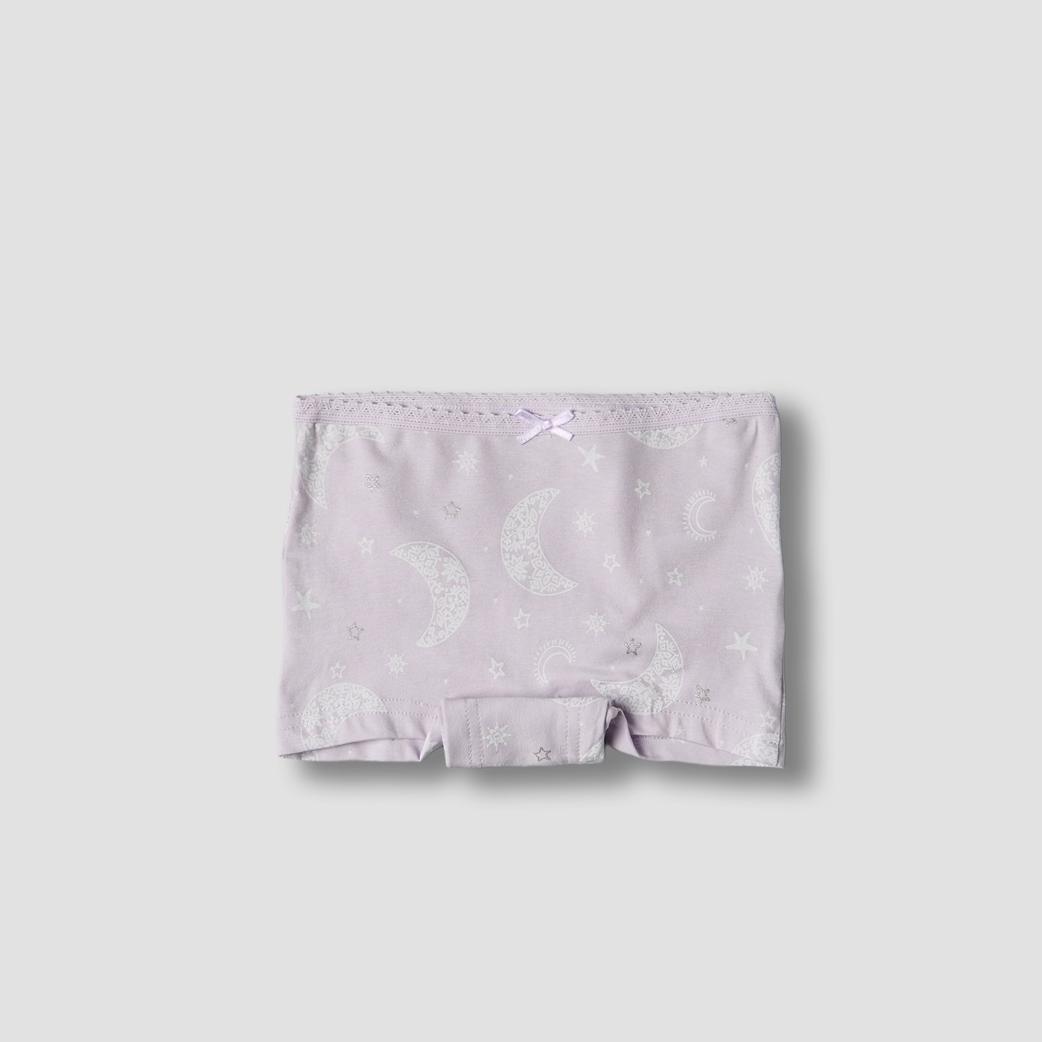 Pack of 5 Juniors Cotton Boyshort Briefs with Celestial Print-girls-clothing-innerwear-panties-image-4
