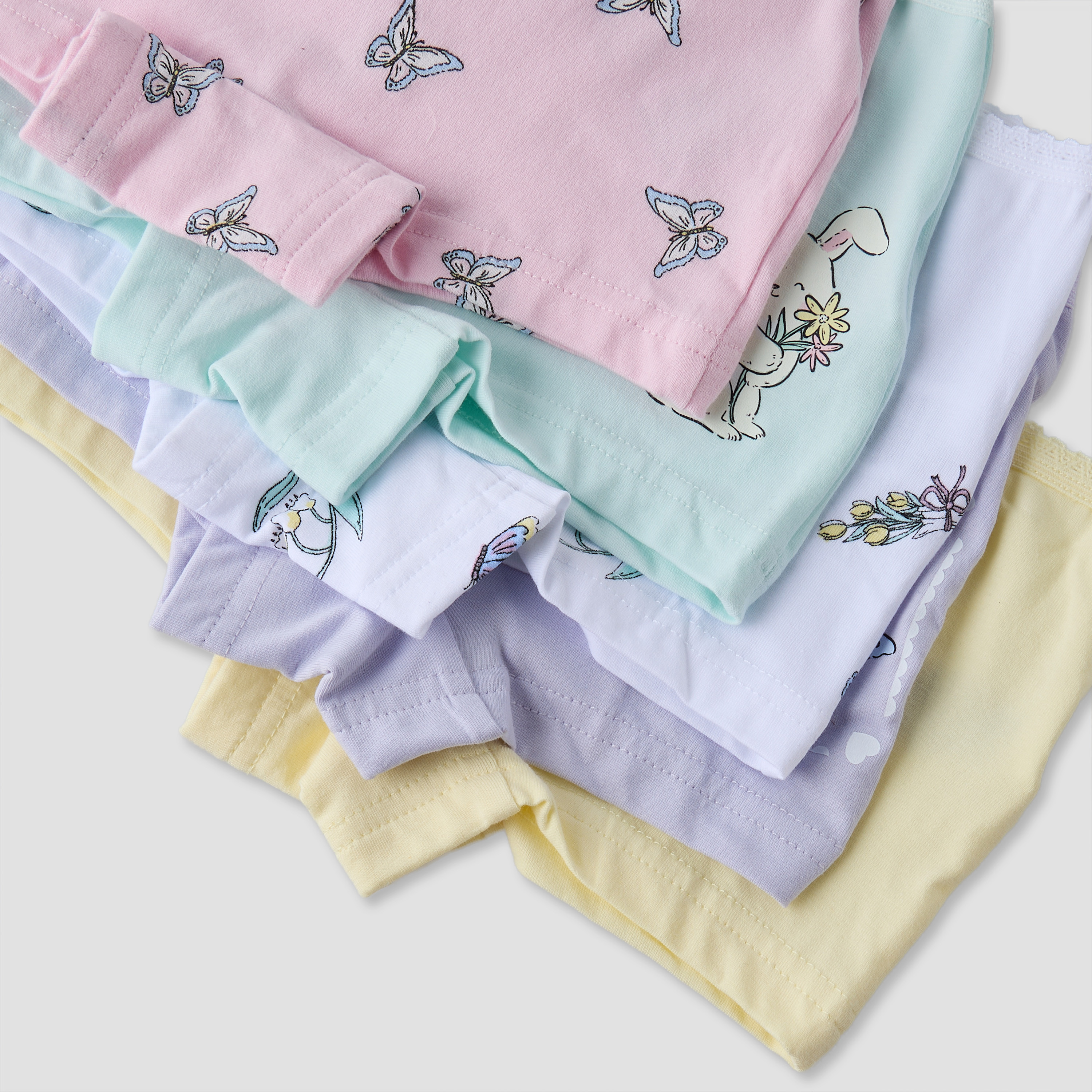 Pack of 5 Juniors Cotton Briefs with Assorted Print-girls-clothing-innerwear-panties-image-7