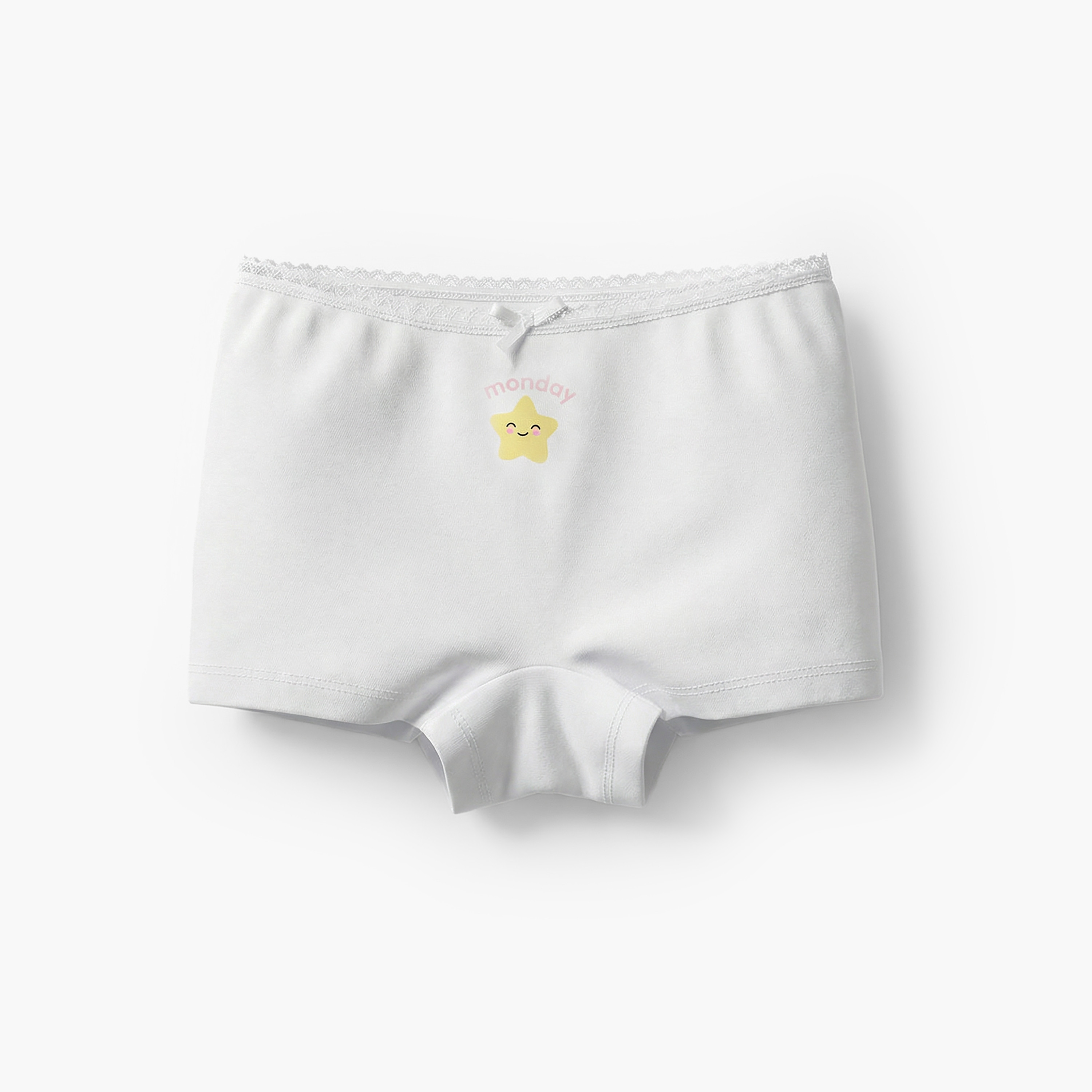 Pack of 7 Juniors Cotton Boxer Briefs with Print-baby-girls-clothing-innerwear-image-3