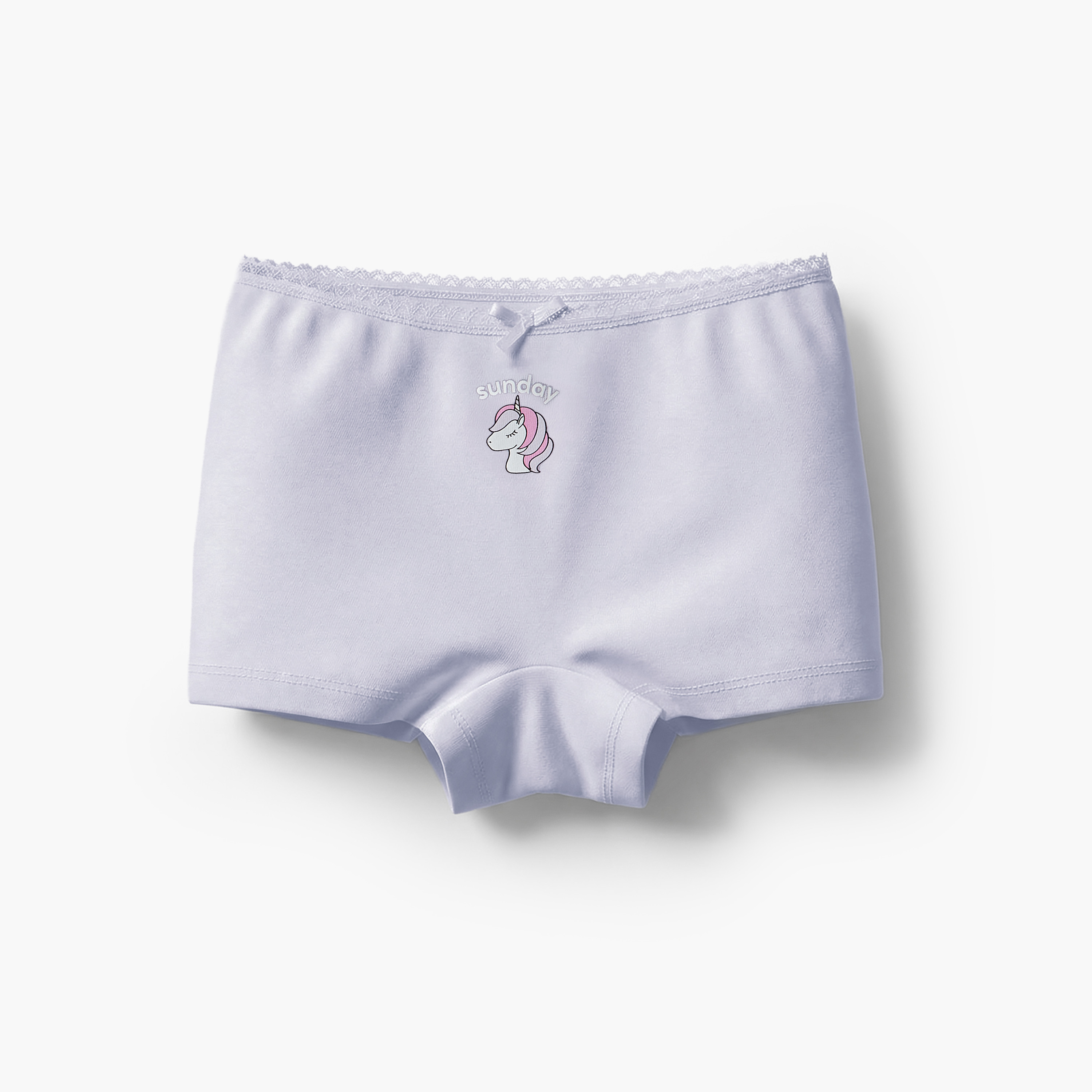 Pack of 7 Juniors Cotton Boxer Briefs with Print-baby-girls-clothing-innerwear-image-6