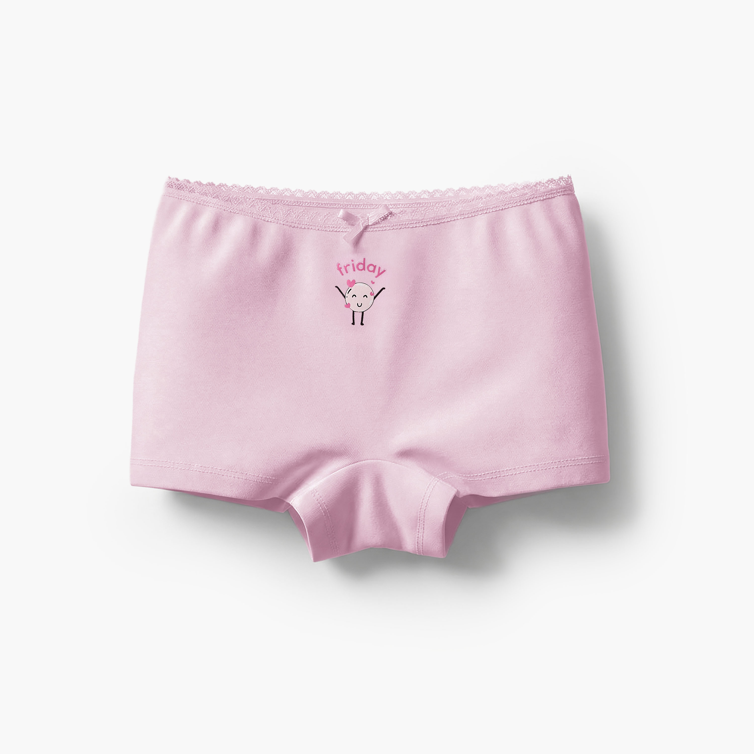 Pack of 7 Juniors Cotton Boxer Briefs with Print-baby-girls-clothing-innerwear-image-8