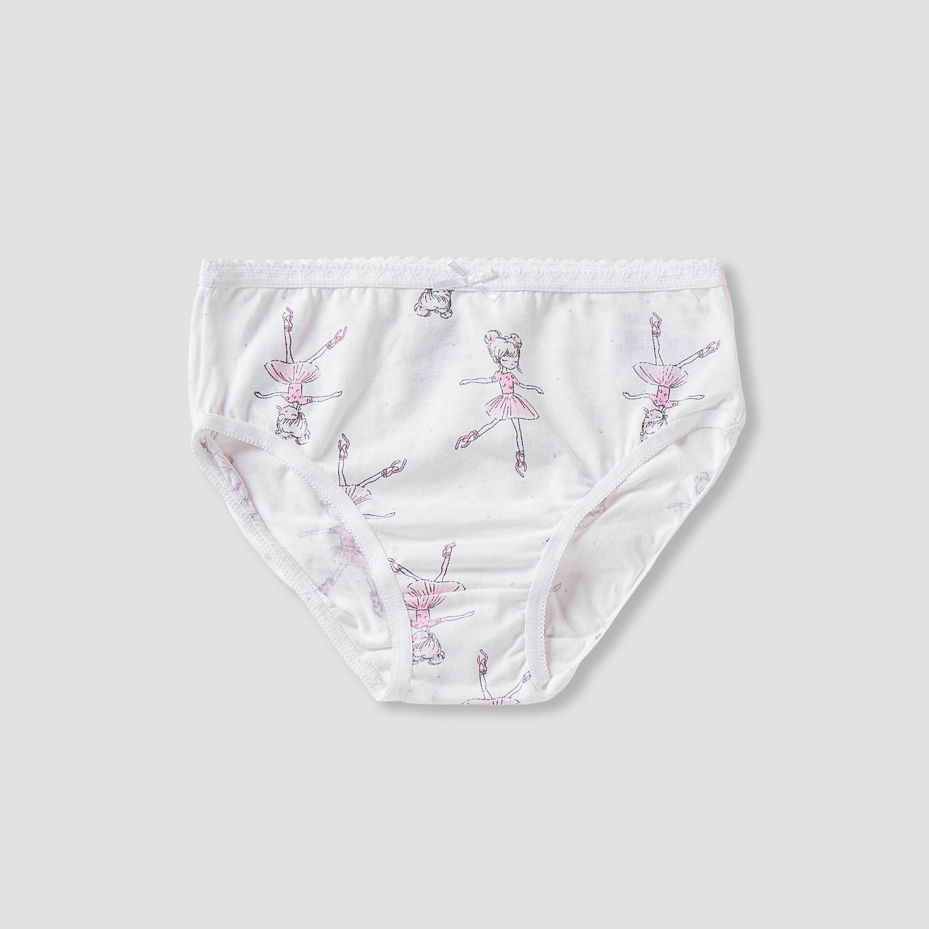 Pack of 5 Juniors Cotton Briefs with Print-baby-girls-clothing-innerwear-image-2
