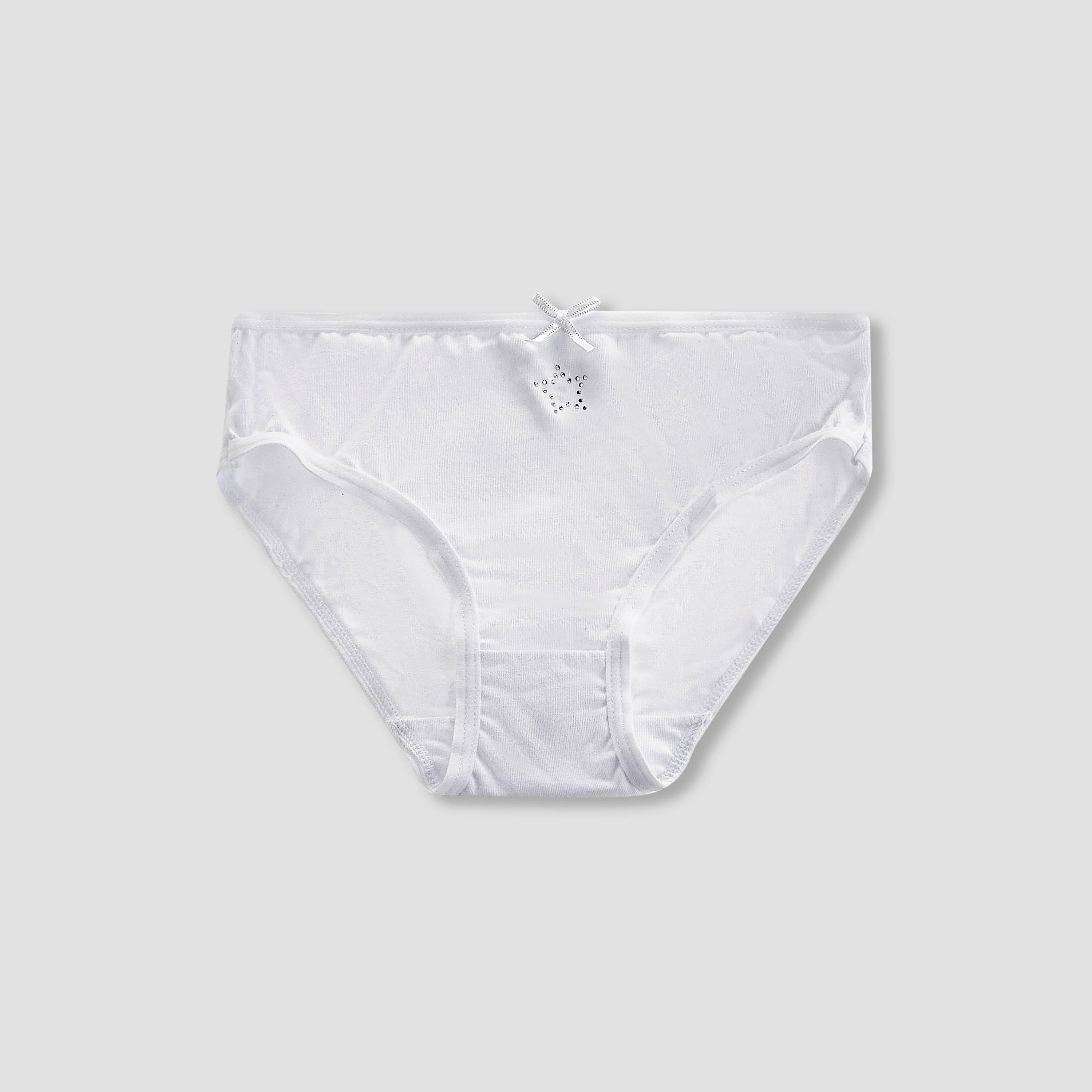 Pack of 5 Juniors Cotton Briefs with Embellished Design-baby-girls-clothing-innerwear-image-5
