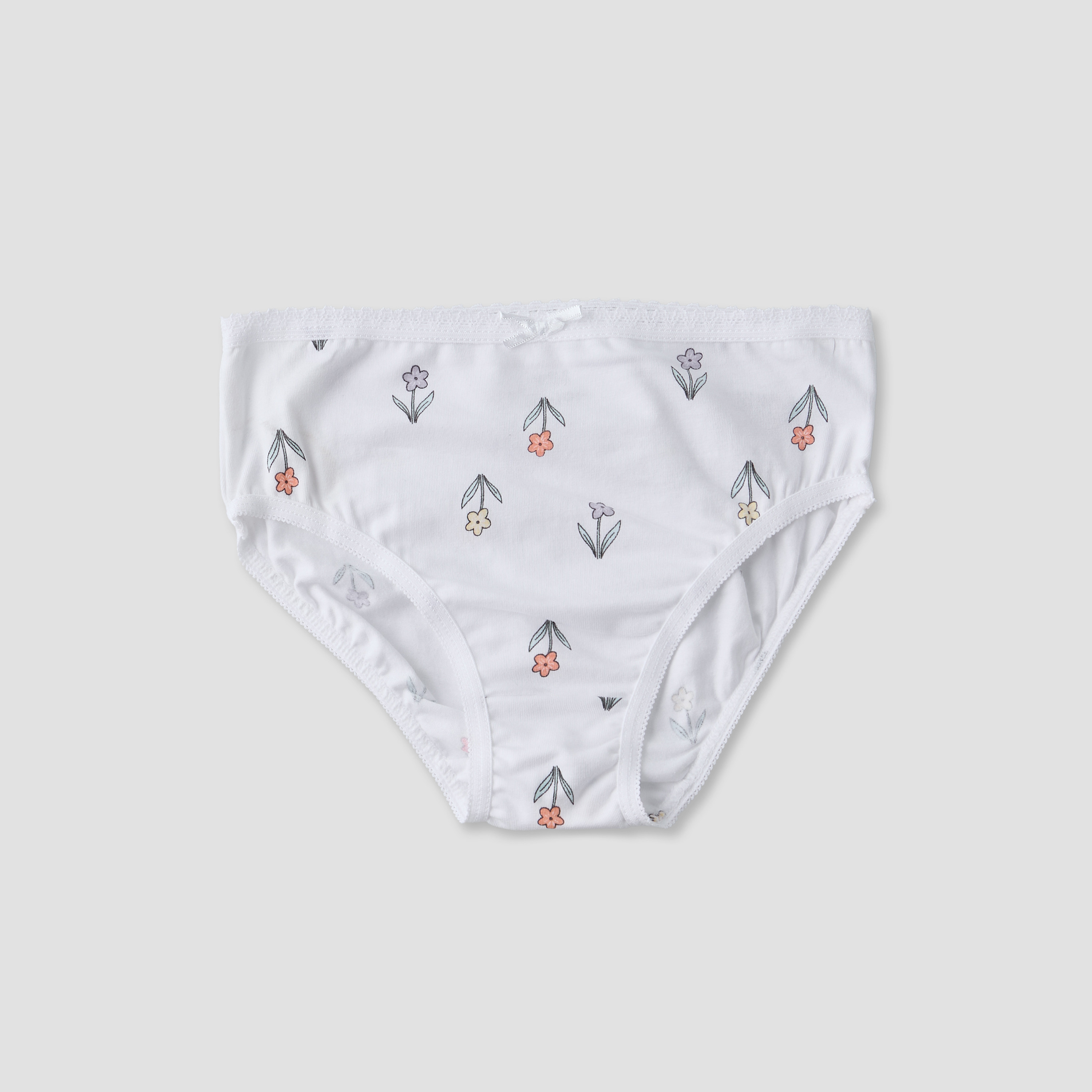 Pack of 5 Juniors Cotton Briefs with Assorted Print-girls-clothing-innerwear-panties-image-3