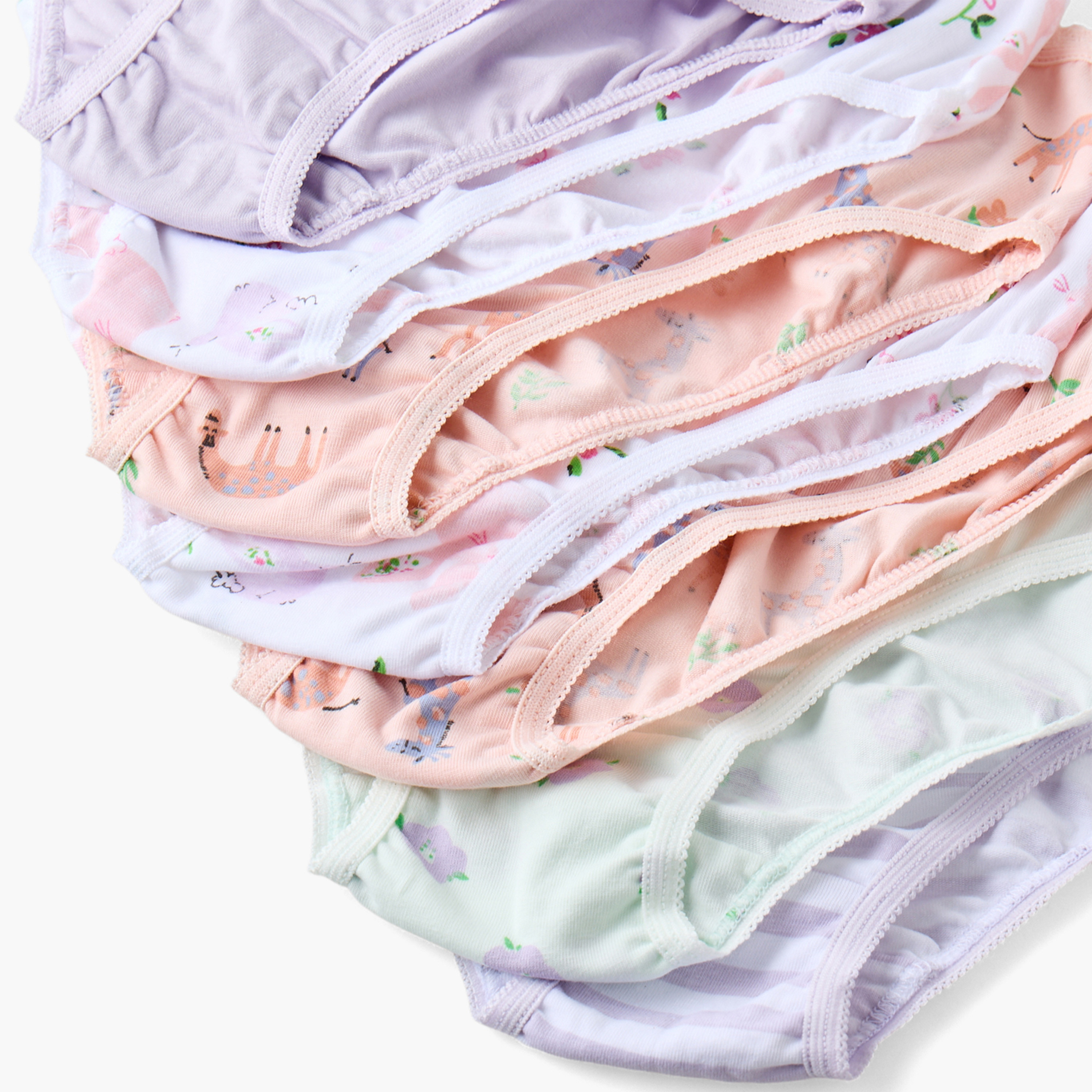 Pack of 7 Juniors Cotton Briefs with Safari Print-girls-clothing-innerwear-panties-image-10