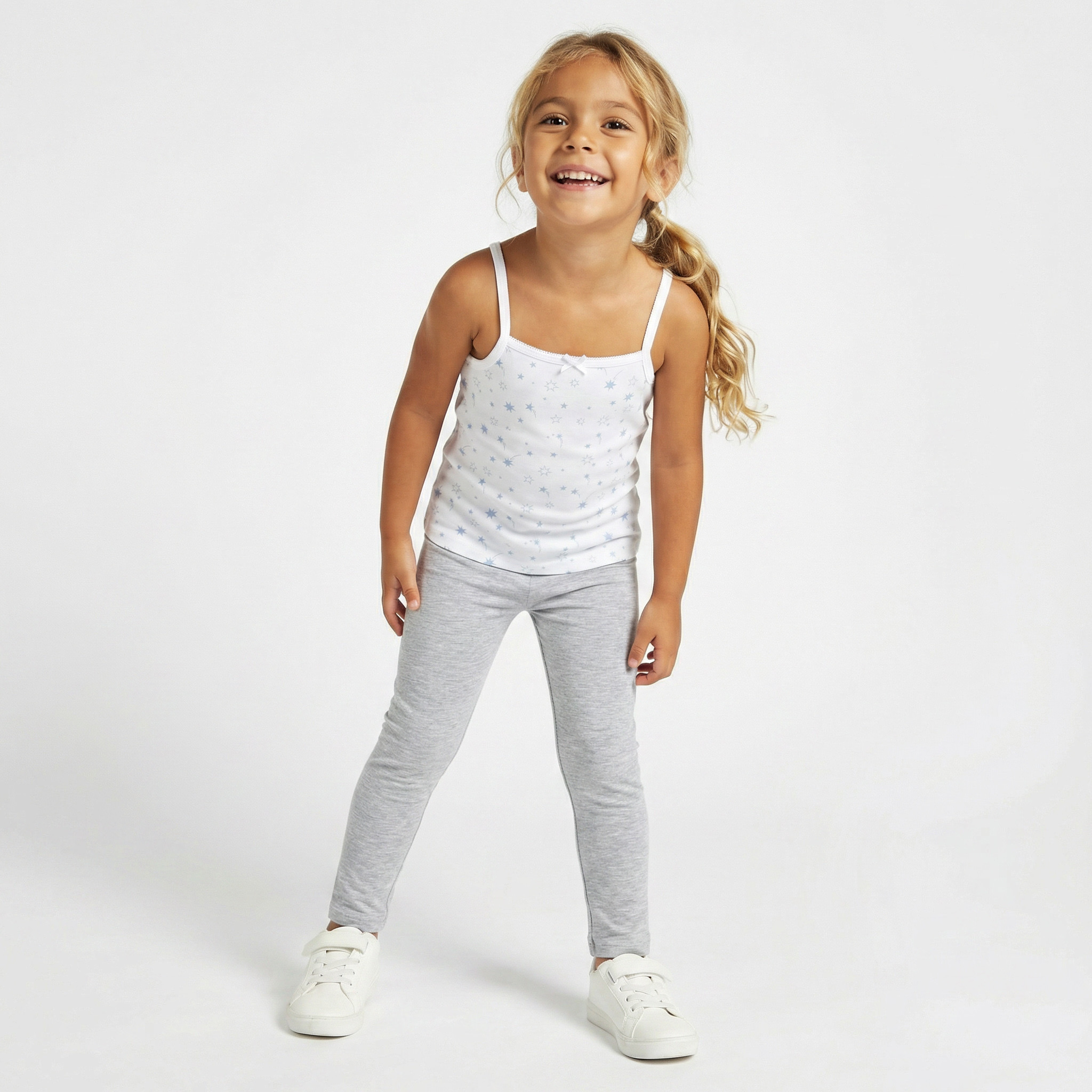 Pack of 3 Juniors Cotton Square Neck Vest with Assorted Print-girls-clothing-innerwear-vests-image-4