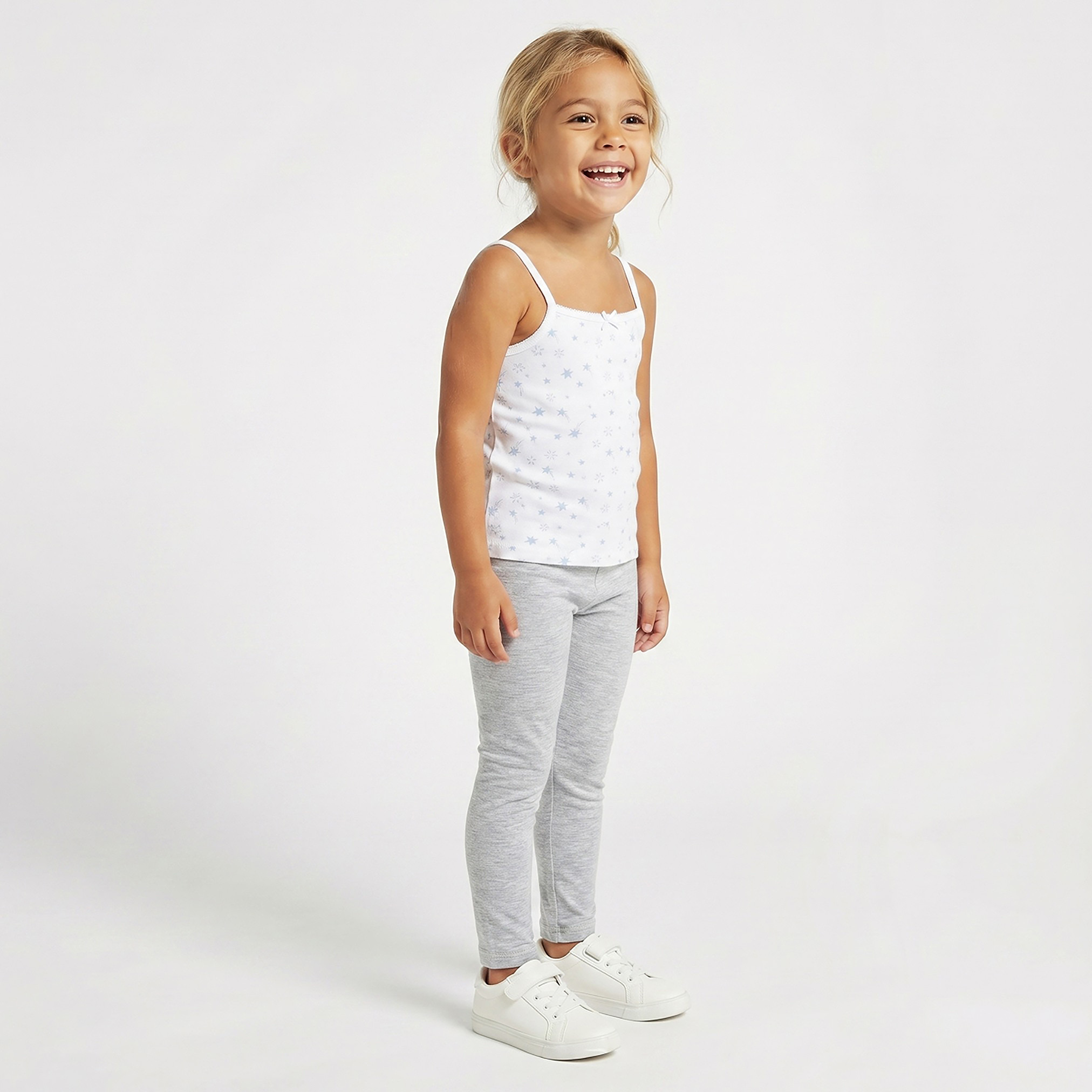 Pack of 3 Juniors Cotton Square Neck Vest with Assorted Print-girls-clothing-innerwear-vests-image-7