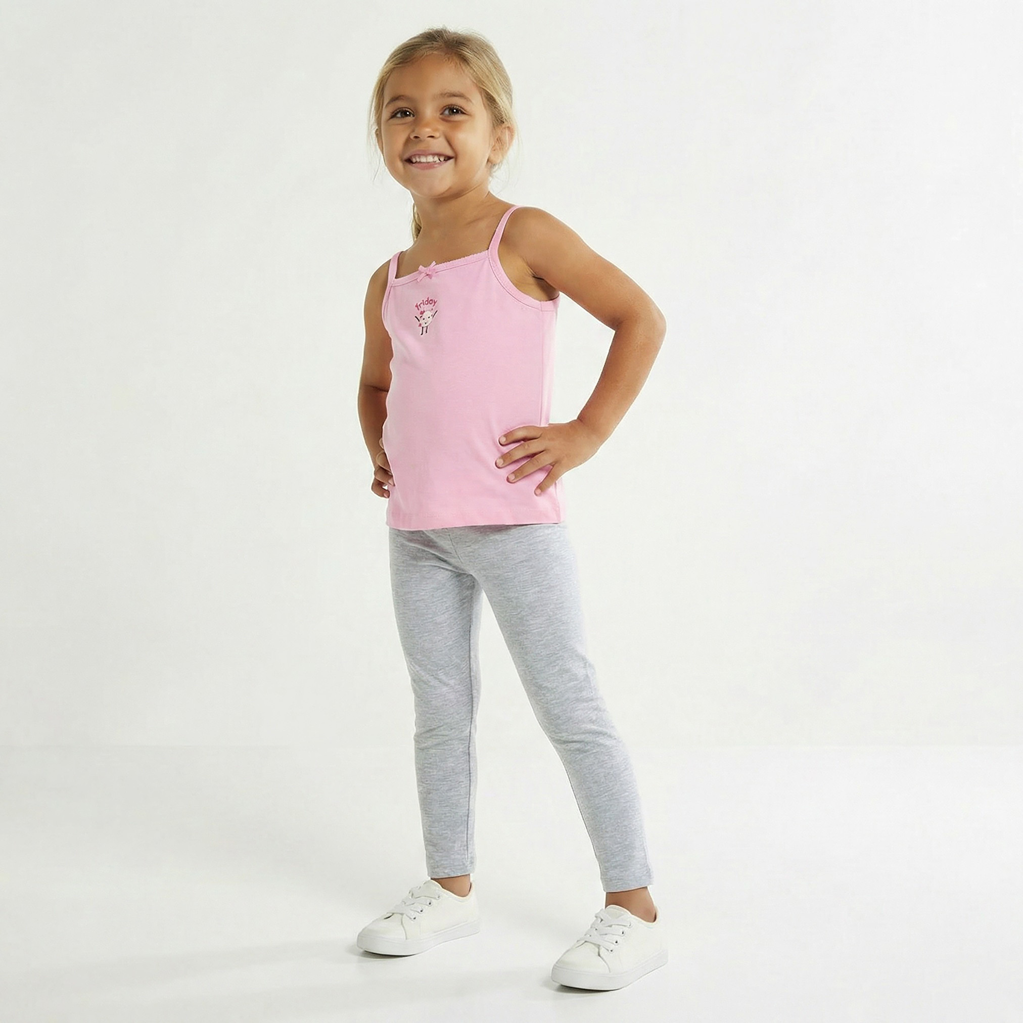 Pack of 7 Juniors Cotton Square Neck Vest with Assorted Print-girls-clothing-innerwear-vests-image-11