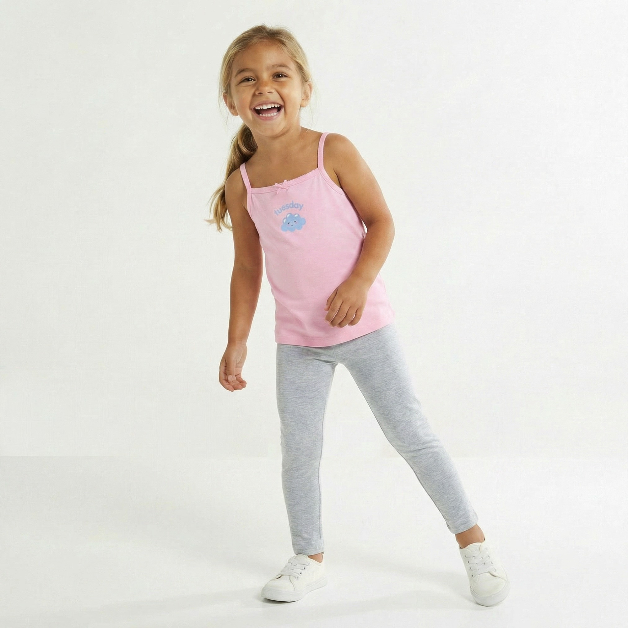 Pack of 7 Juniors Cotton Square Neck Vest with Assorted Print-girls-clothing-innerwear-vests-image-2