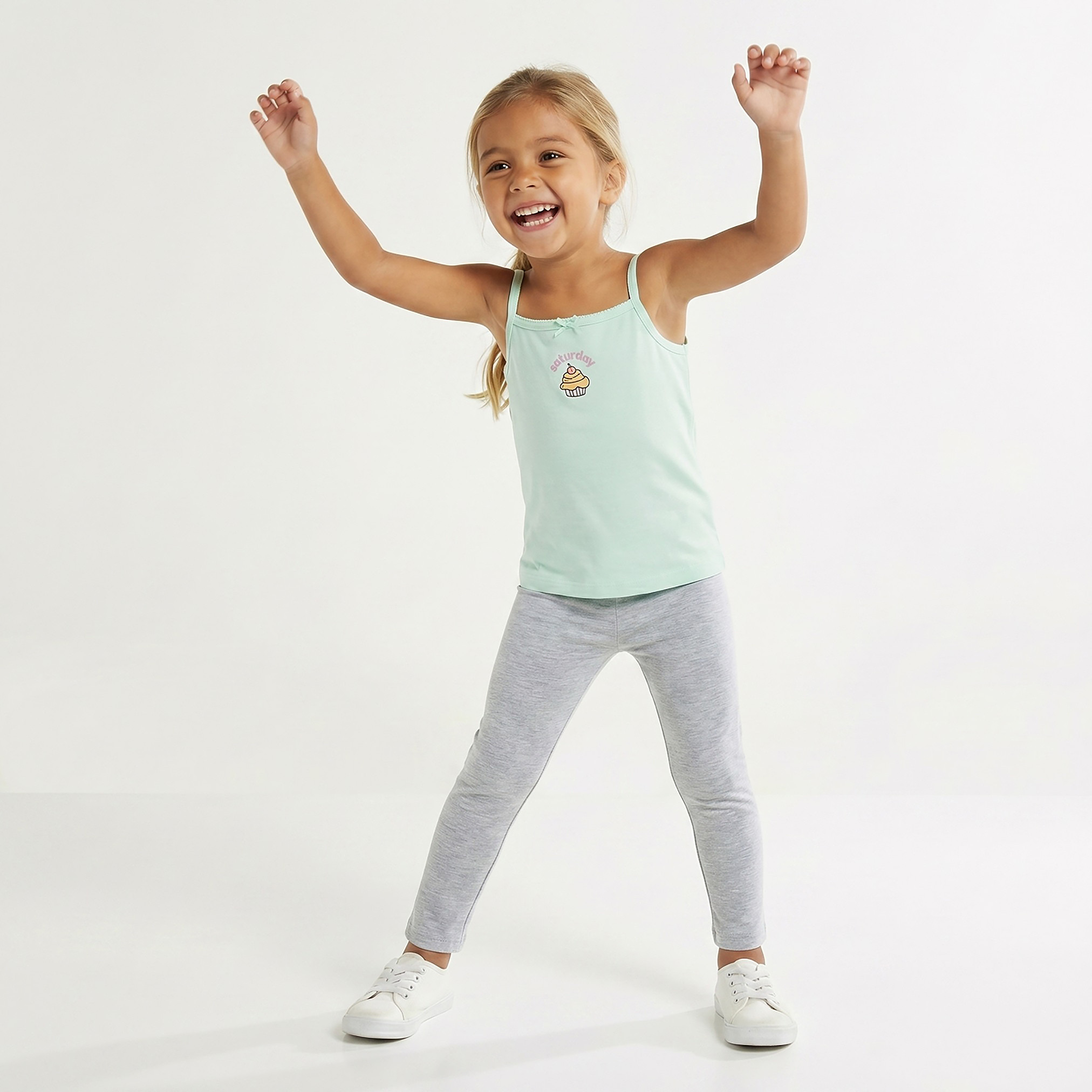 Pack of 7 Juniors Cotton Square Neck Vest with Assorted Print-girls-clothing-innerwear-vests-image-4