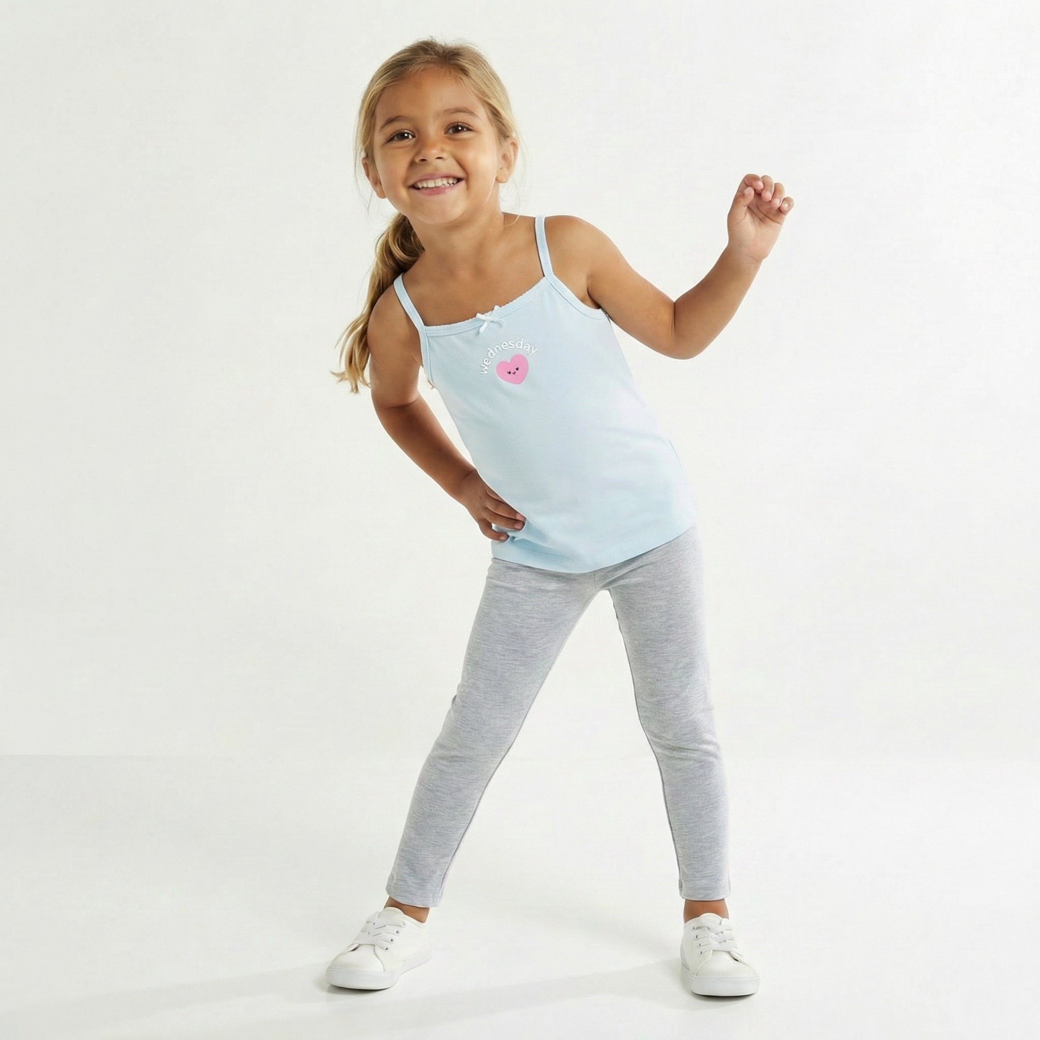 Pack of 7 Juniors Cotton Square Neck Vest with Assorted Print-girls-clothing-innerwear-vests-image-7