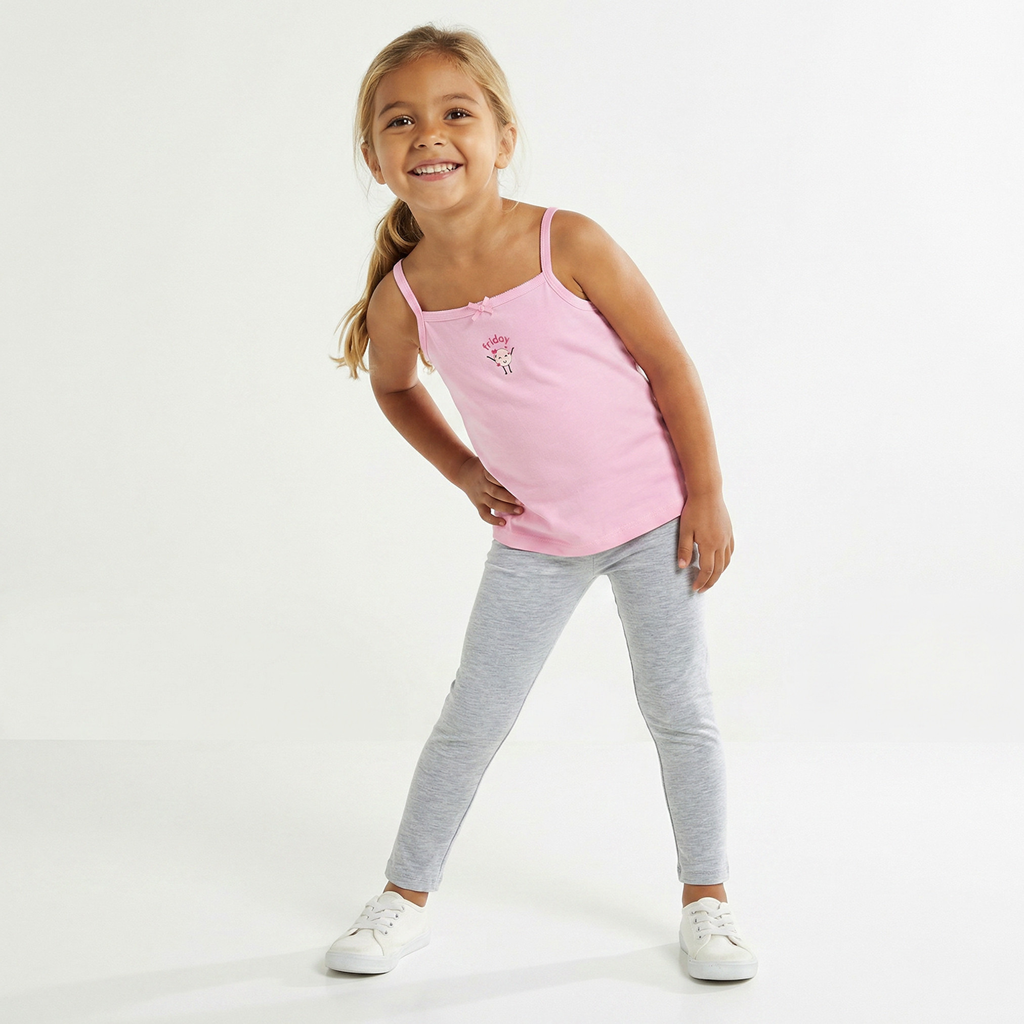 Pack of 7 Juniors Cotton Square Neck Vest with Assorted Print-girls-clothing-innerwear-vests-image-8