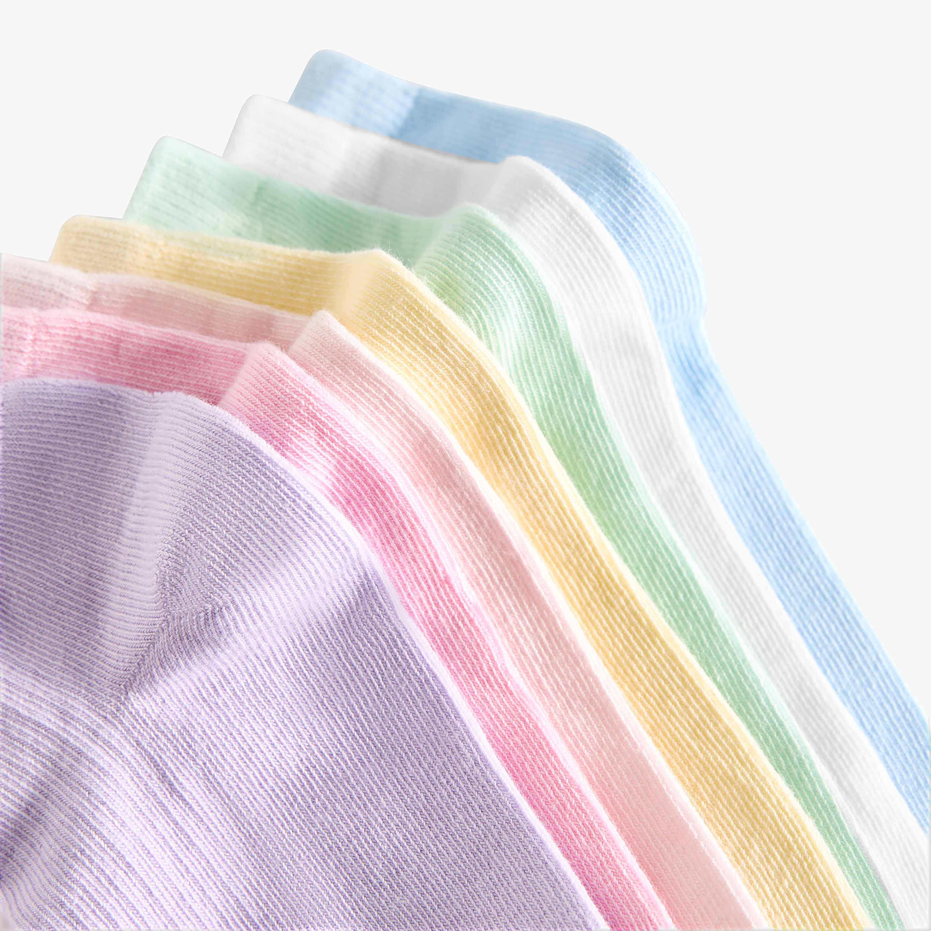 Pack of 7 Juniors Baby Girls Socks Textured-baby-girls-accessories-socks-image-4