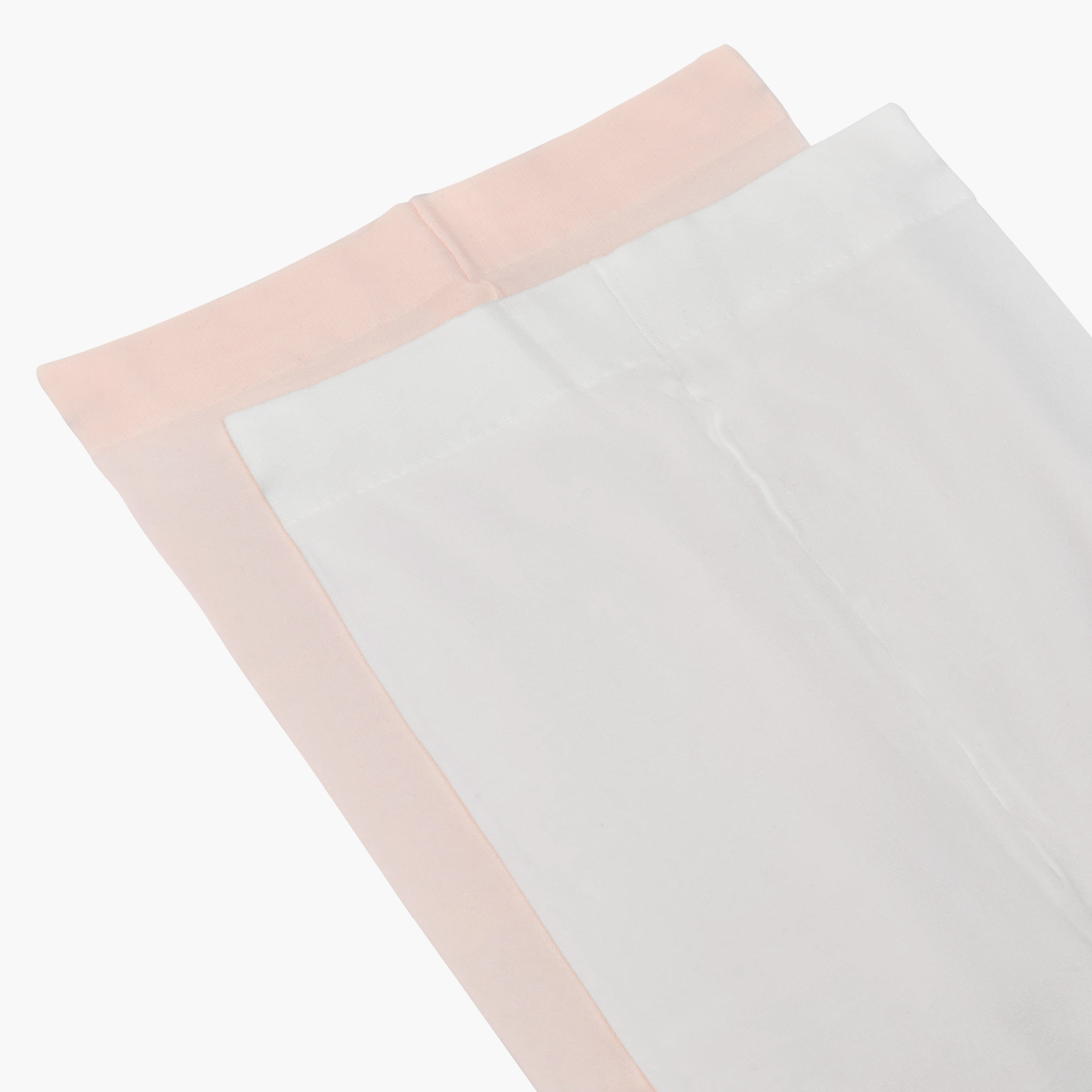 Pack of 2 Juniors Tights with Elasticated Waistband-girls-accessories-socks-image-4