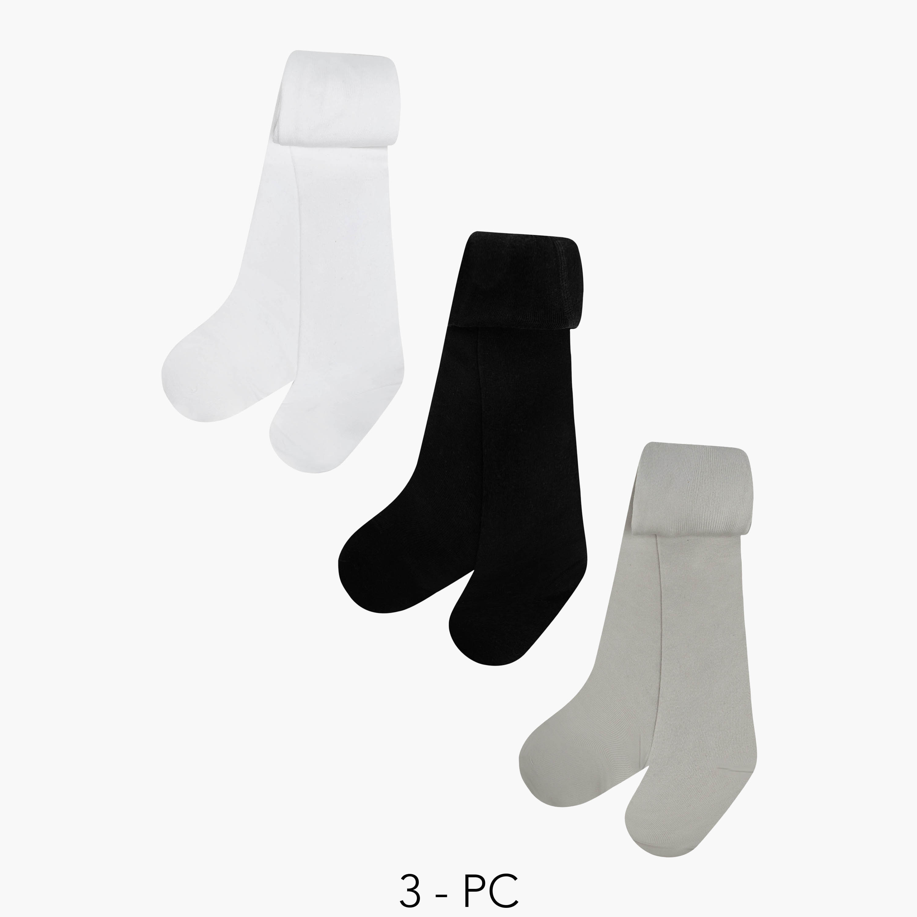طقم سراويل تحتانية بخصر مطاطي 3 قطع من جونيورز-baby-girls-accessories-socks-image-6