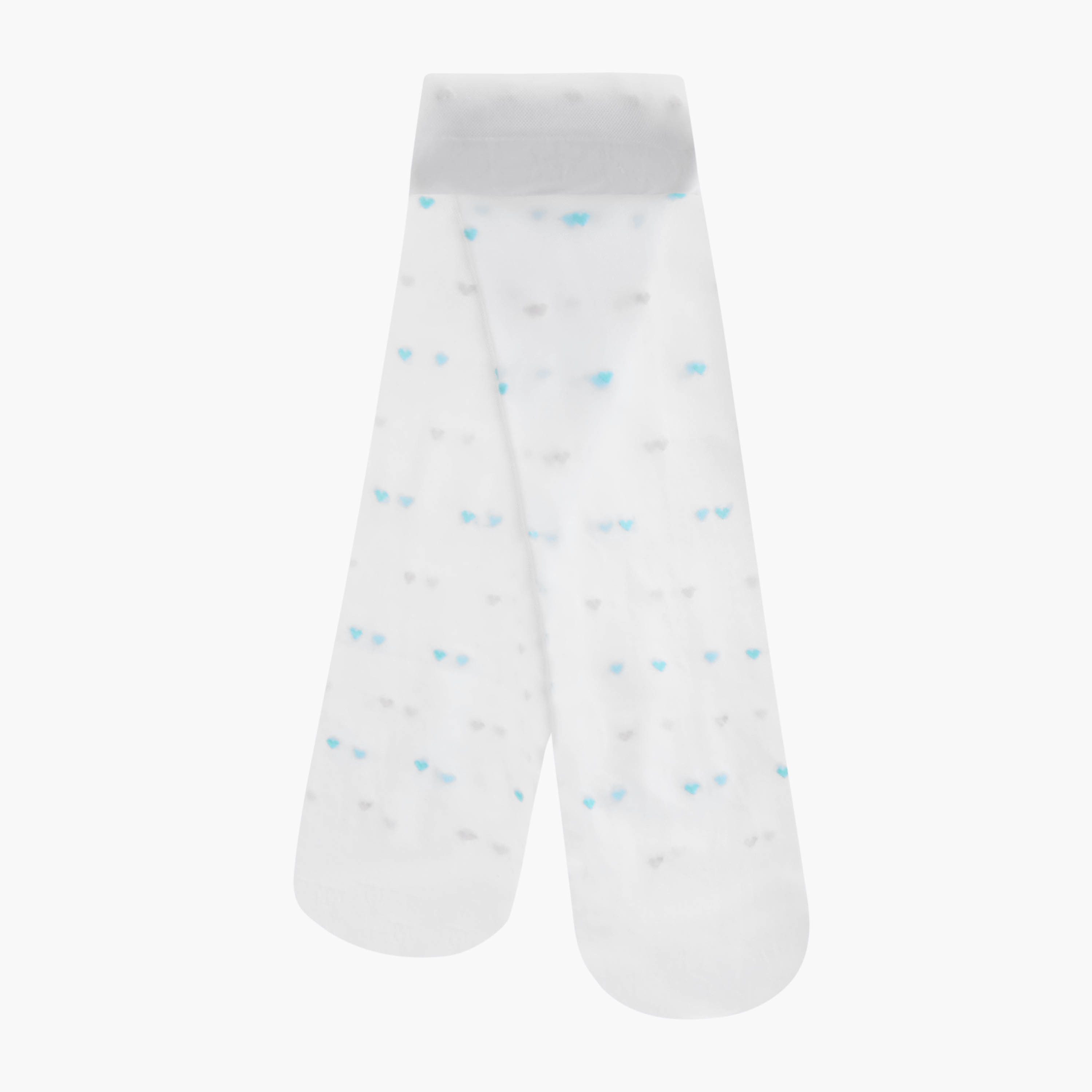 Pack of 2 Juniors Girls Tights with Elasticated Waistband-girls-accessories-socks-image-3