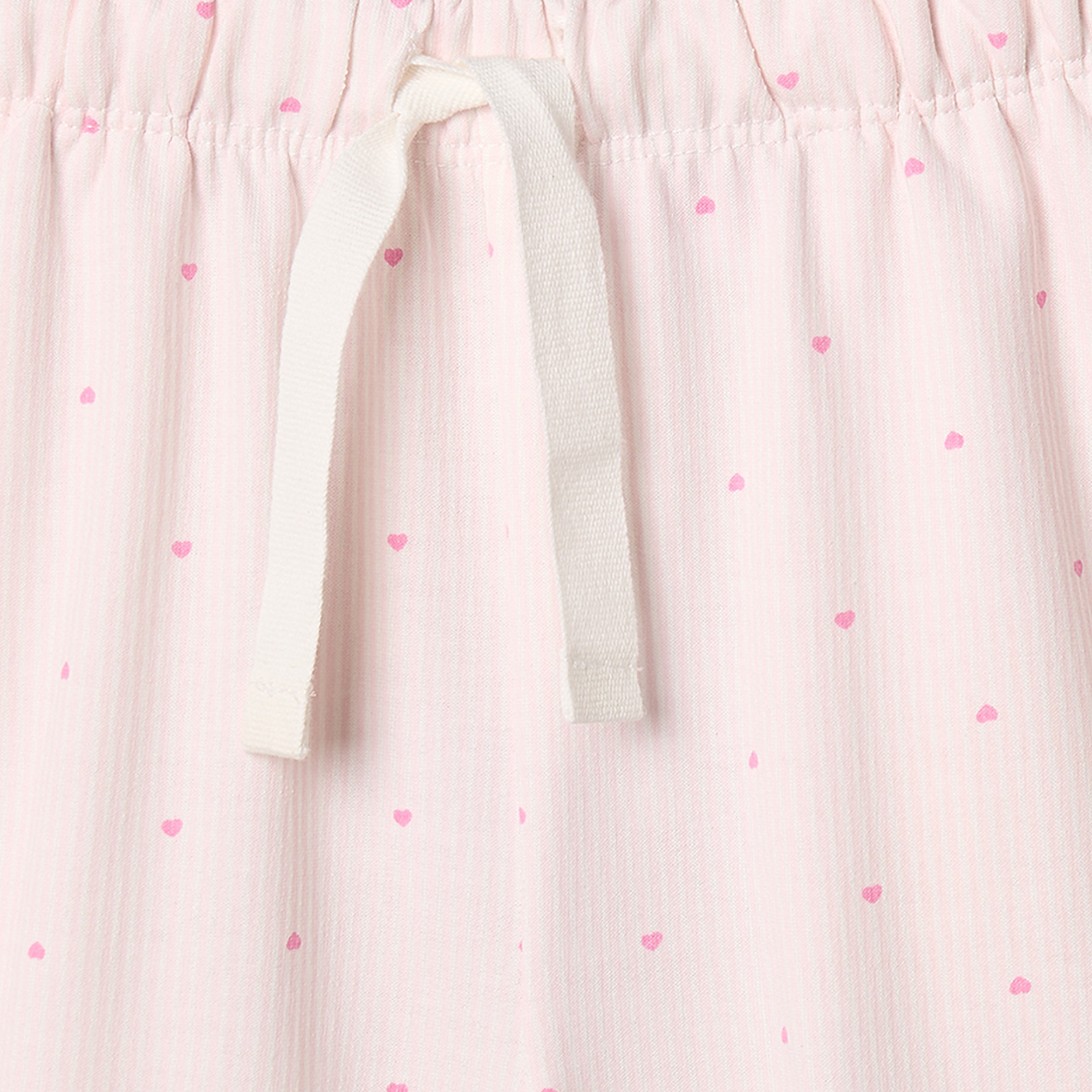 طقم بيجاما قطن بأكمام طويلة ورقبة ضيقة وطبعات من سانريو-girls-clothing-nightwear-image-6
