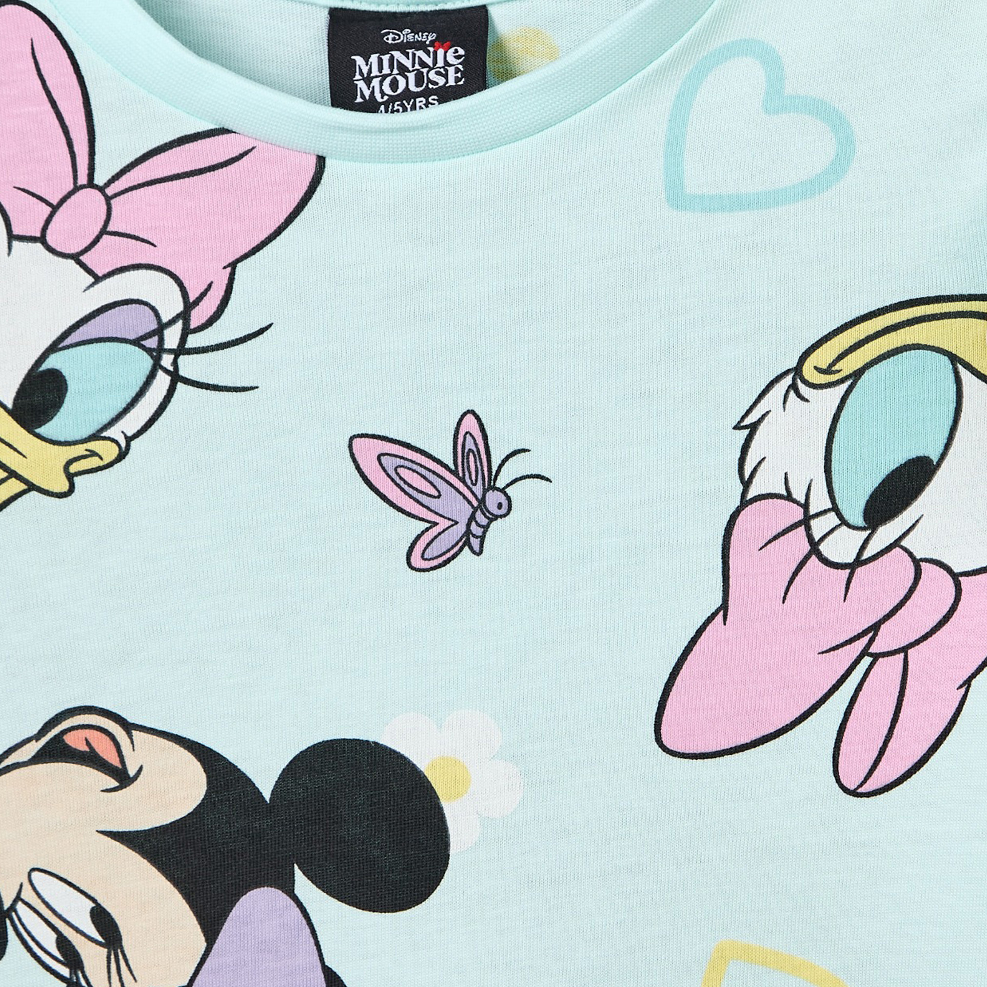 Pack of 2 Disney Cotton Round Neck Short Sleeves Sleepshirts with Minnie Mouse and Daisy Duck Print-girls-clothing-nightwear-image-5