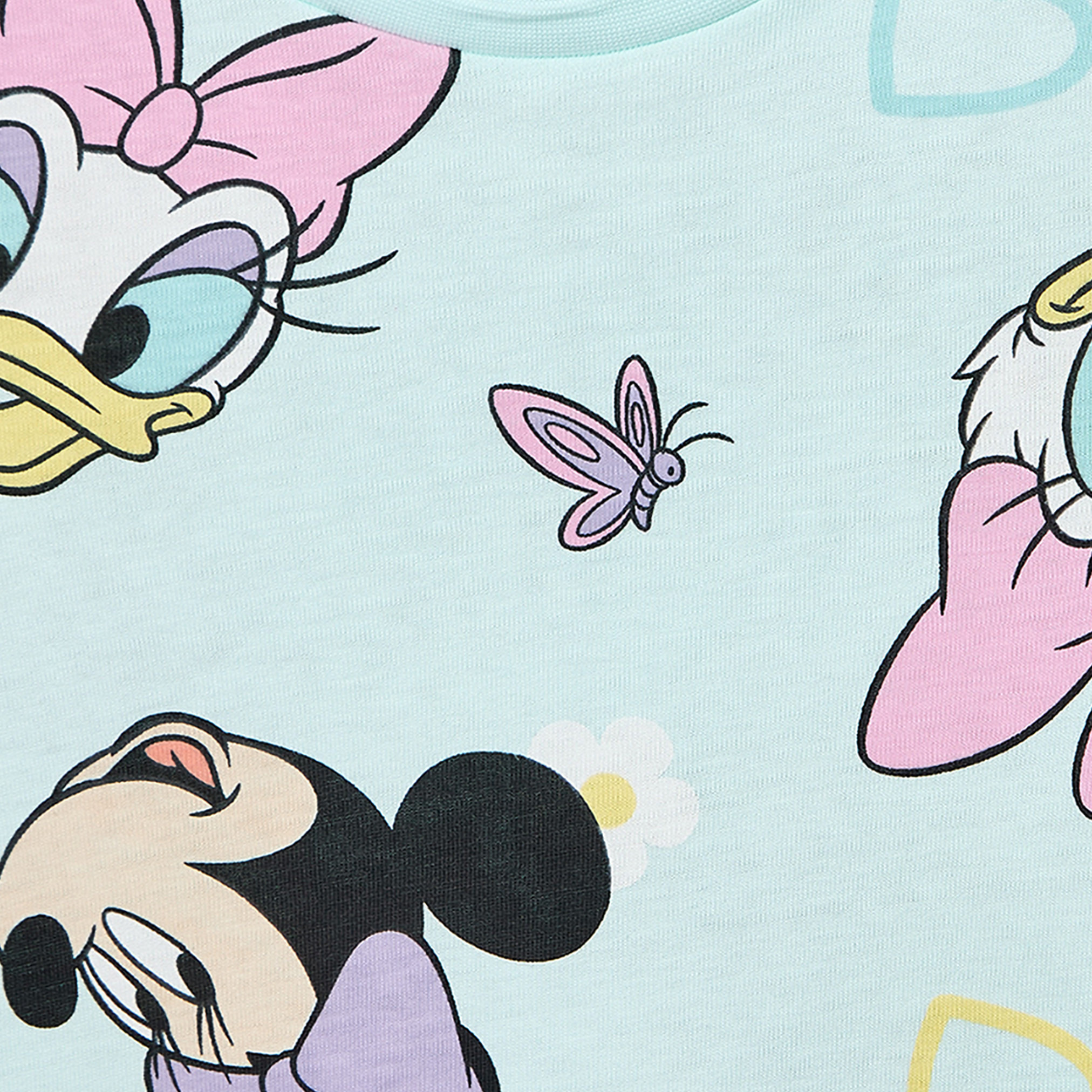 Pack of 2 Disney Cotton Round Neck Short Sleeves Sleepshirts with Minnie Mouse and Daisy Duck Print-girls-clothing-nightwear-image-8