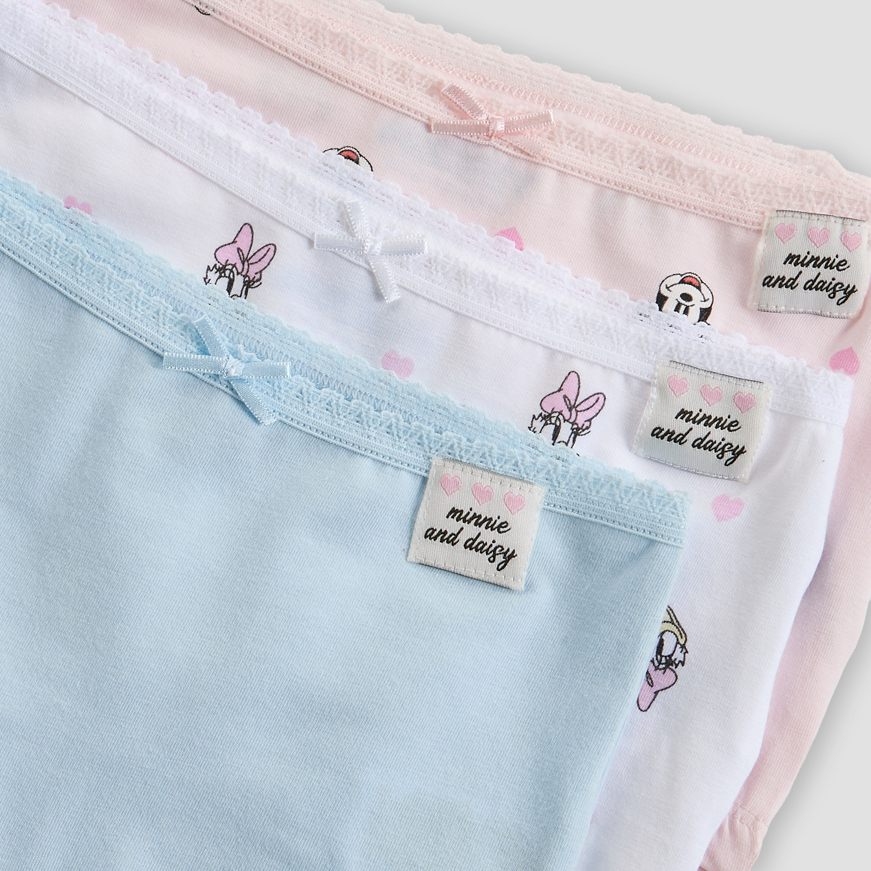 Pack of 3 Disney Briefs with Minnie Mouse and Daisy Duck Print-baby-girls-clothing-innerwear-image-5