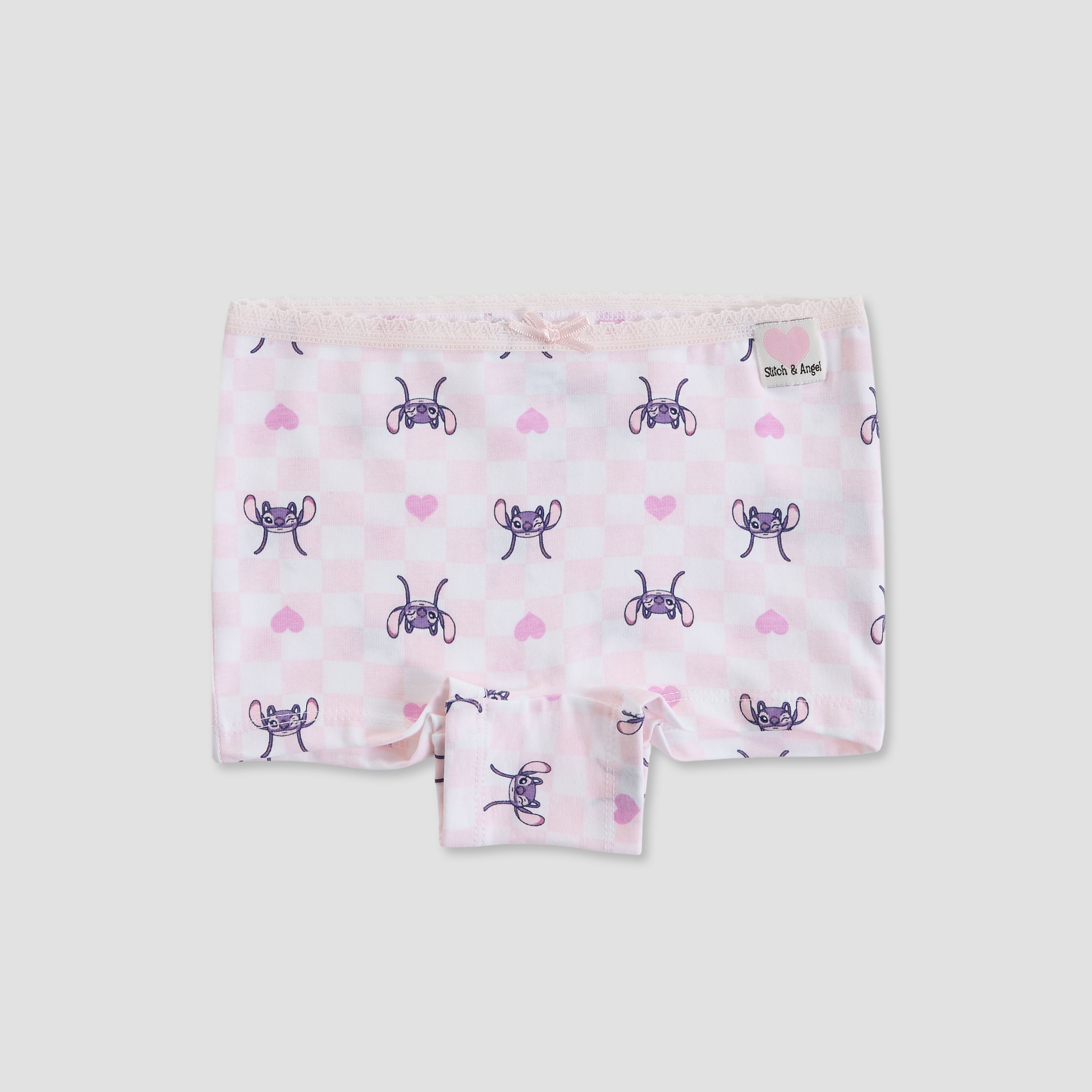 Pack of 3 Disney Boyshorts with Stitch and Angel Print-girls-clothing-innerwear-panties-image-3