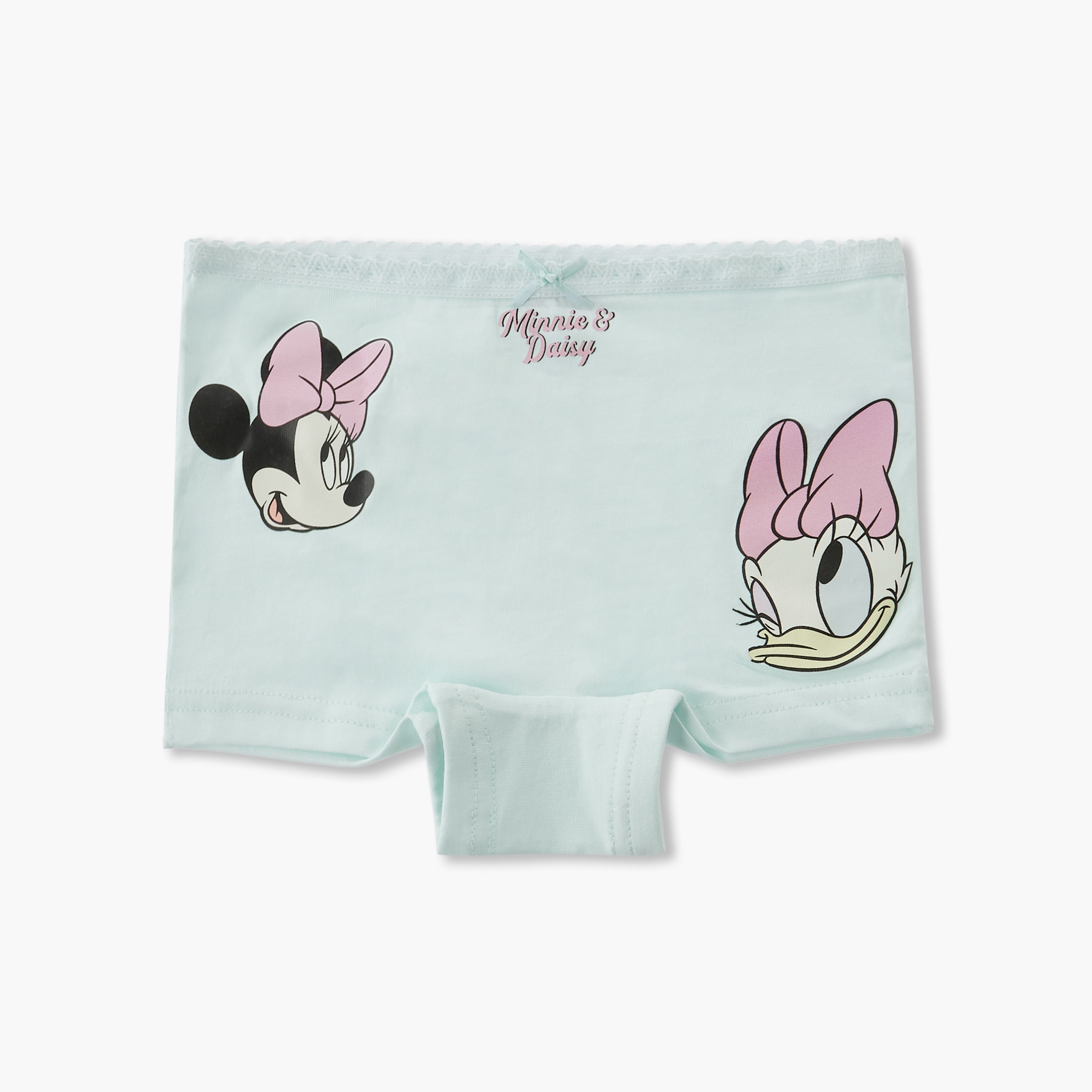 طقم سراويل داخلية قطنية من 3 قطع بطبعات ديزي داك وميني ماوس من ديزني-girls-clothing-innerwear-panties-image-2