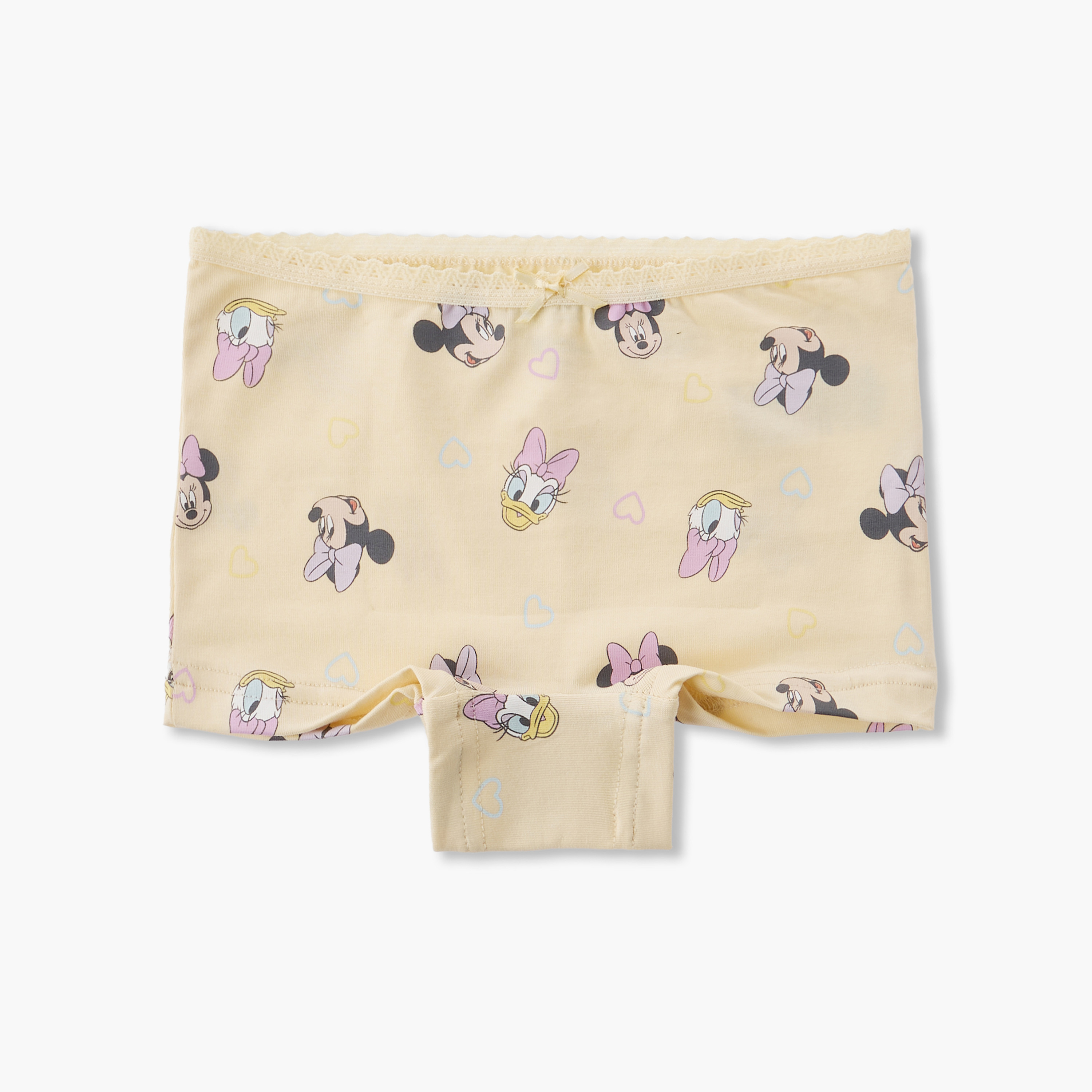 طقم سراويل داخلية قطنية من 3 قطع بطبعات ديزي داك وميني ماوس من ديزني-girls-clothing-innerwear-panties-image-3