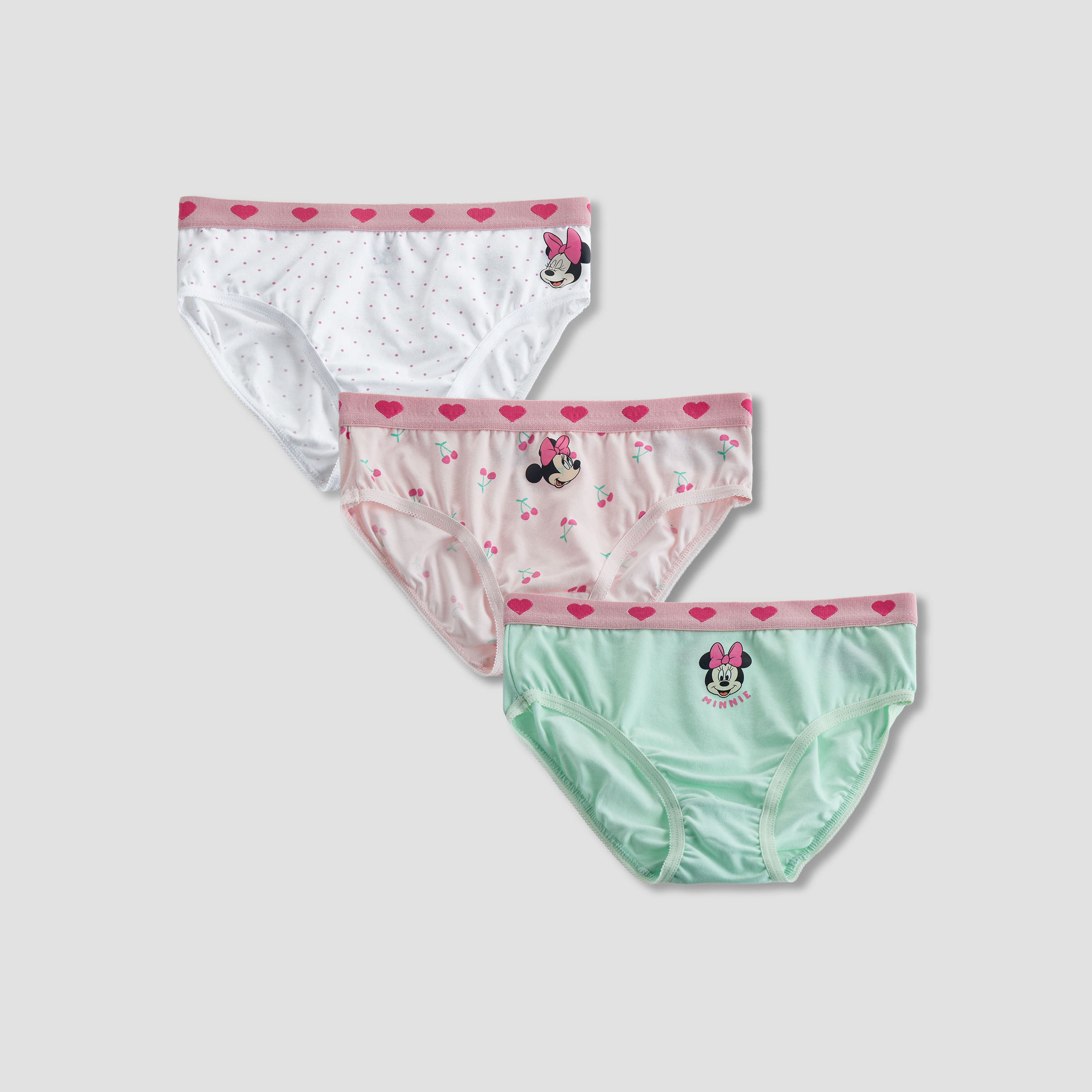 Pack of 3 Disney Briefs with Minnie Mouse Print-baby-girls-clothing-innerwear-image-1