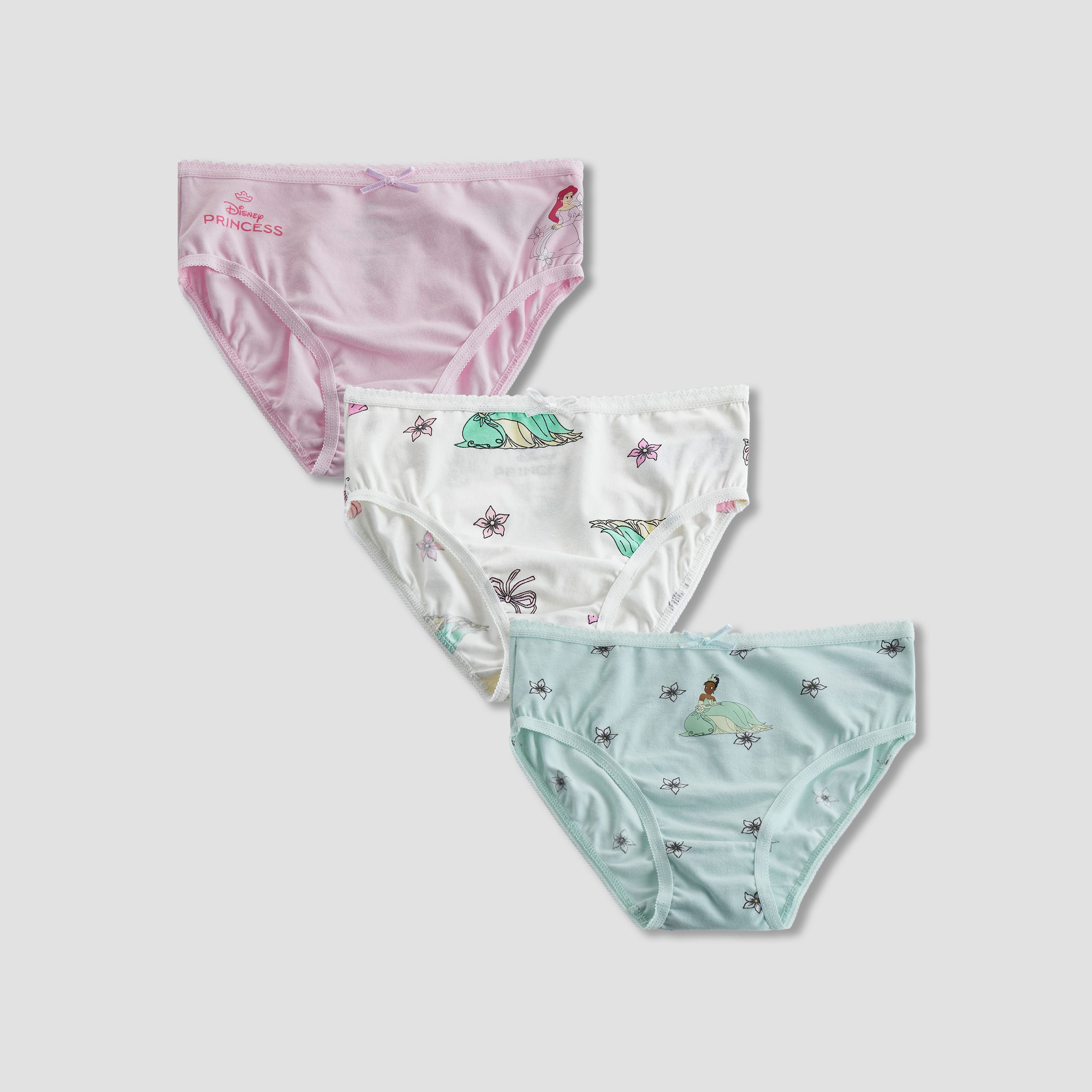 Pack of 3 Disney Briefs with Princess Print-baby-girls-clothing-innerwear-image-1