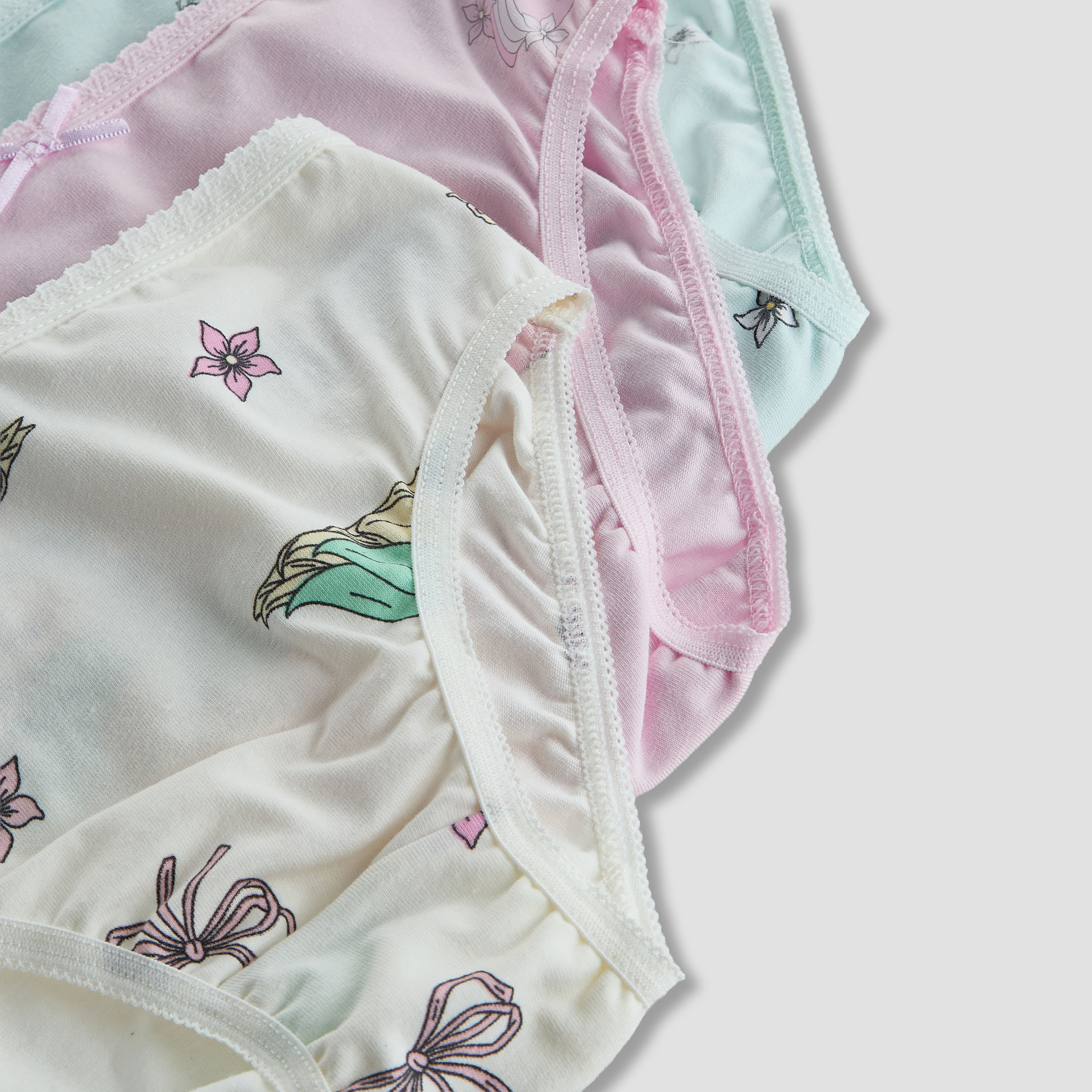 Pack of 3 Disney Briefs with Princess Print-baby-girls-clothing-innerwear-image-6