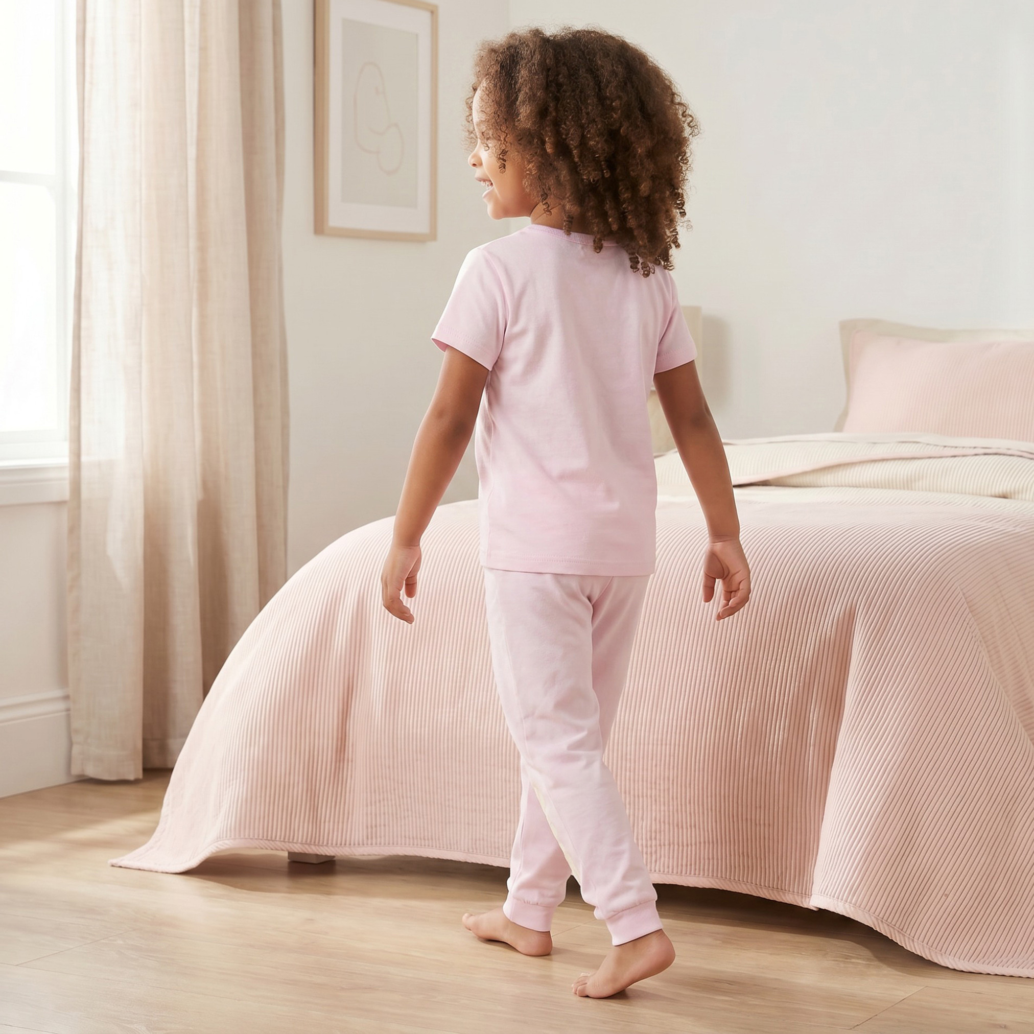 Pack of 2 Bluey Cotton Crew Neck Short Sleeves Pyjama Set with Print-baby-girls-clothing-nightwear-pyjamasets-image-6