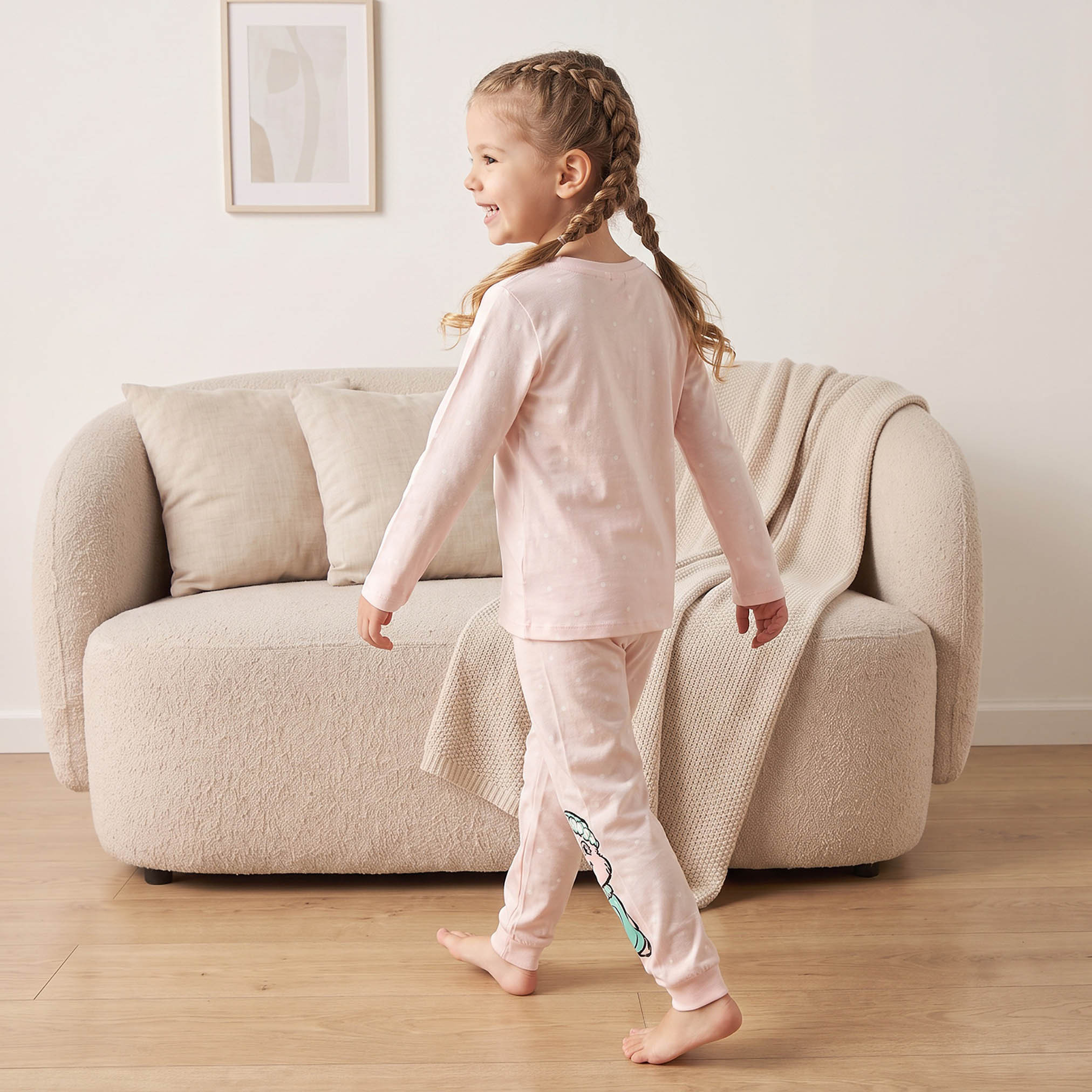Pack of 2 Cotton Crew Neck Long Sleeves Pyjama Set with PAW Patrol Print-girls-clothing-nightwear-image-6