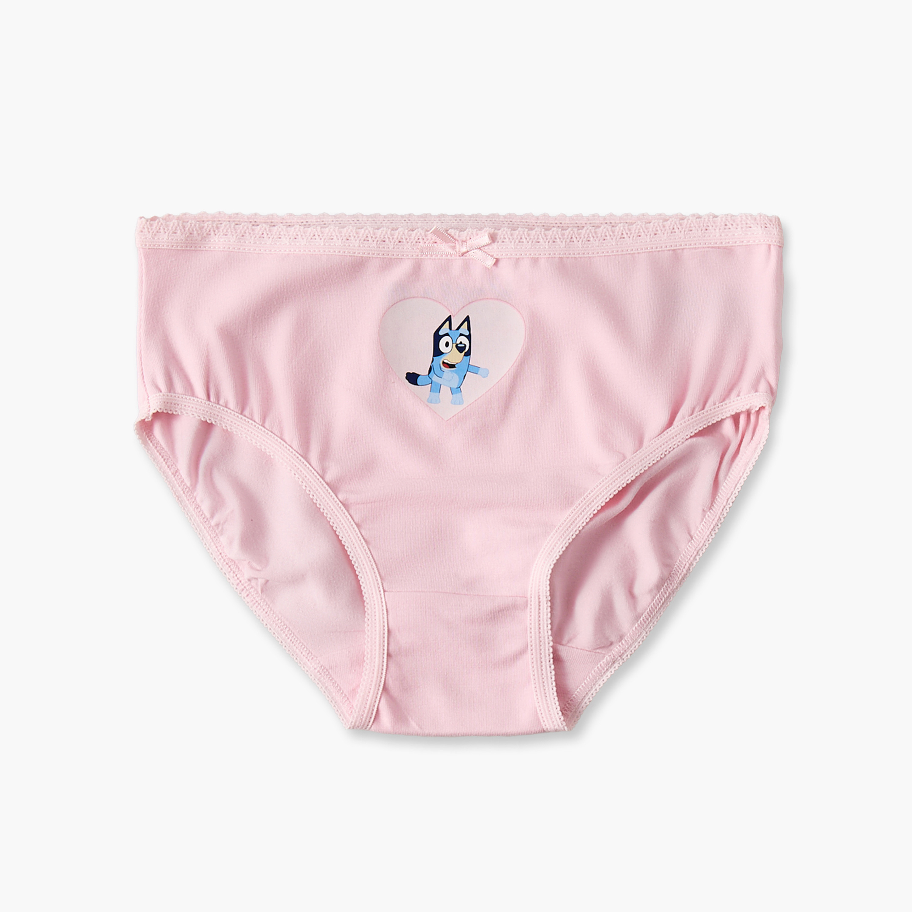 Pack of 3 Bluey Panties with Lace Trim-girls-clothing-innerwear-panties-image-4