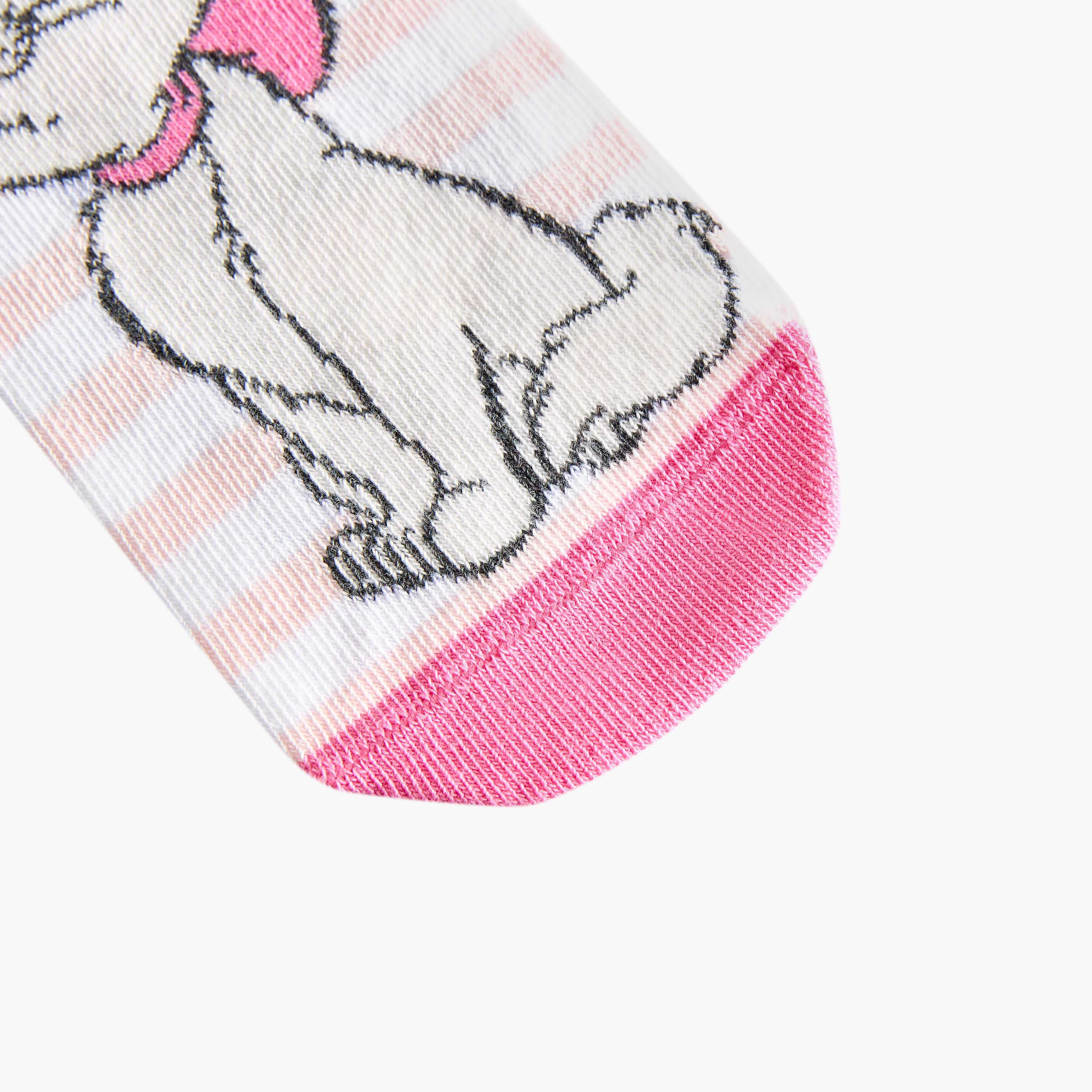 Pack of 5 Disney Baby Girls Socks Marie Print-girls-accessories-socks-image-3