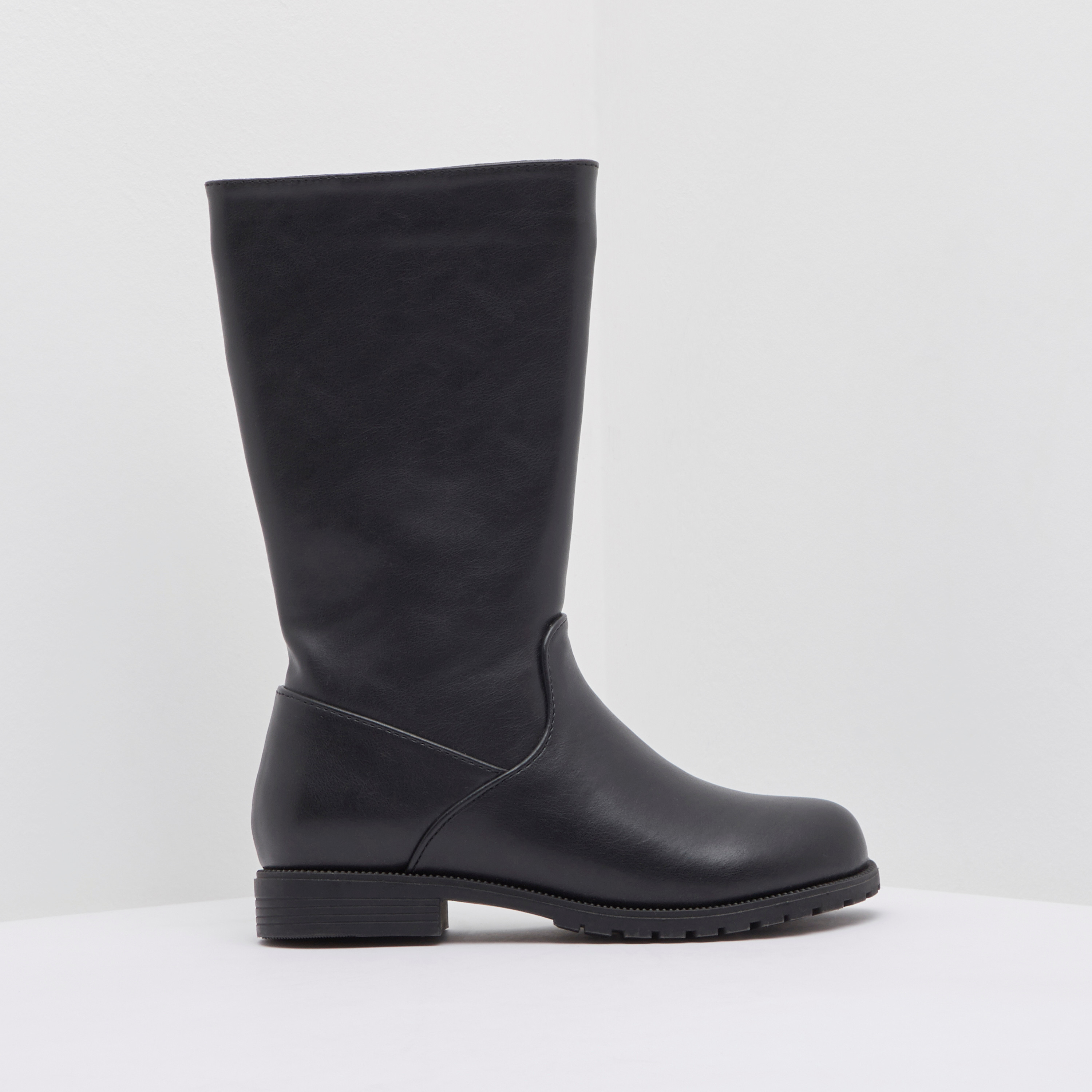 بوت كاوبوي طويل بسحّاب إغلاق-girls-shoes-boots-image-1
