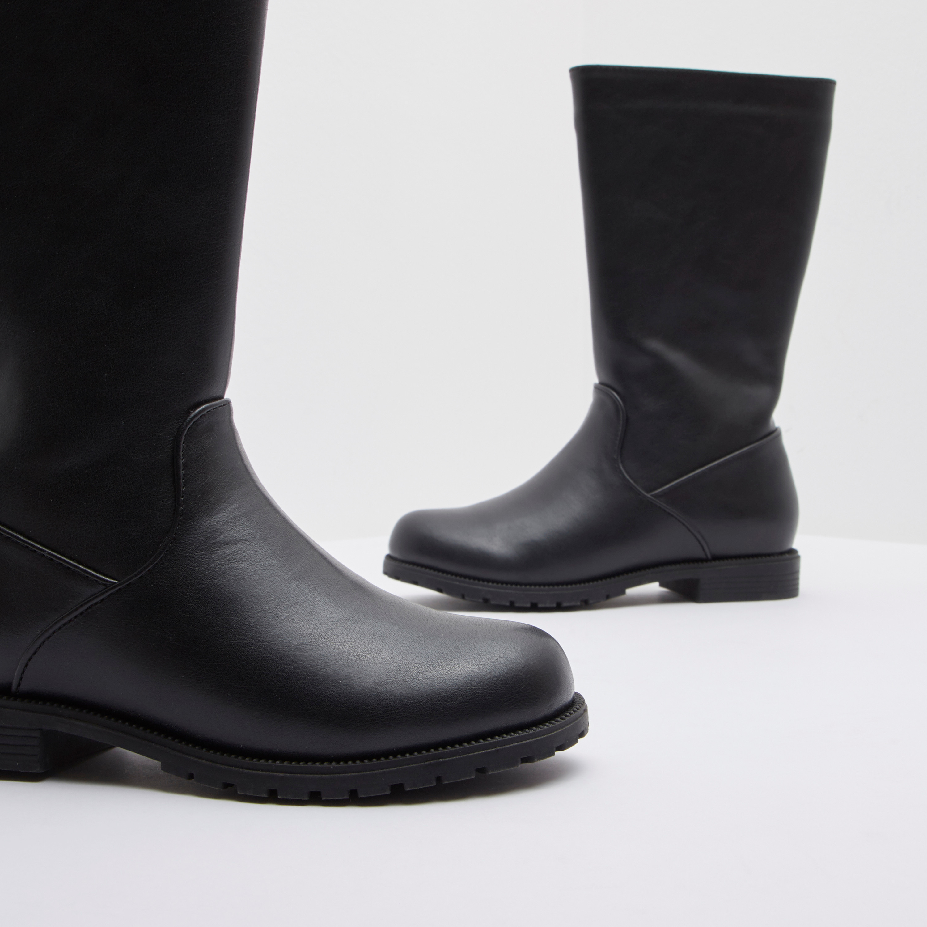 بوت كاوبوي طويل بسحّاب إغلاق-girls-shoes-boots-image-4