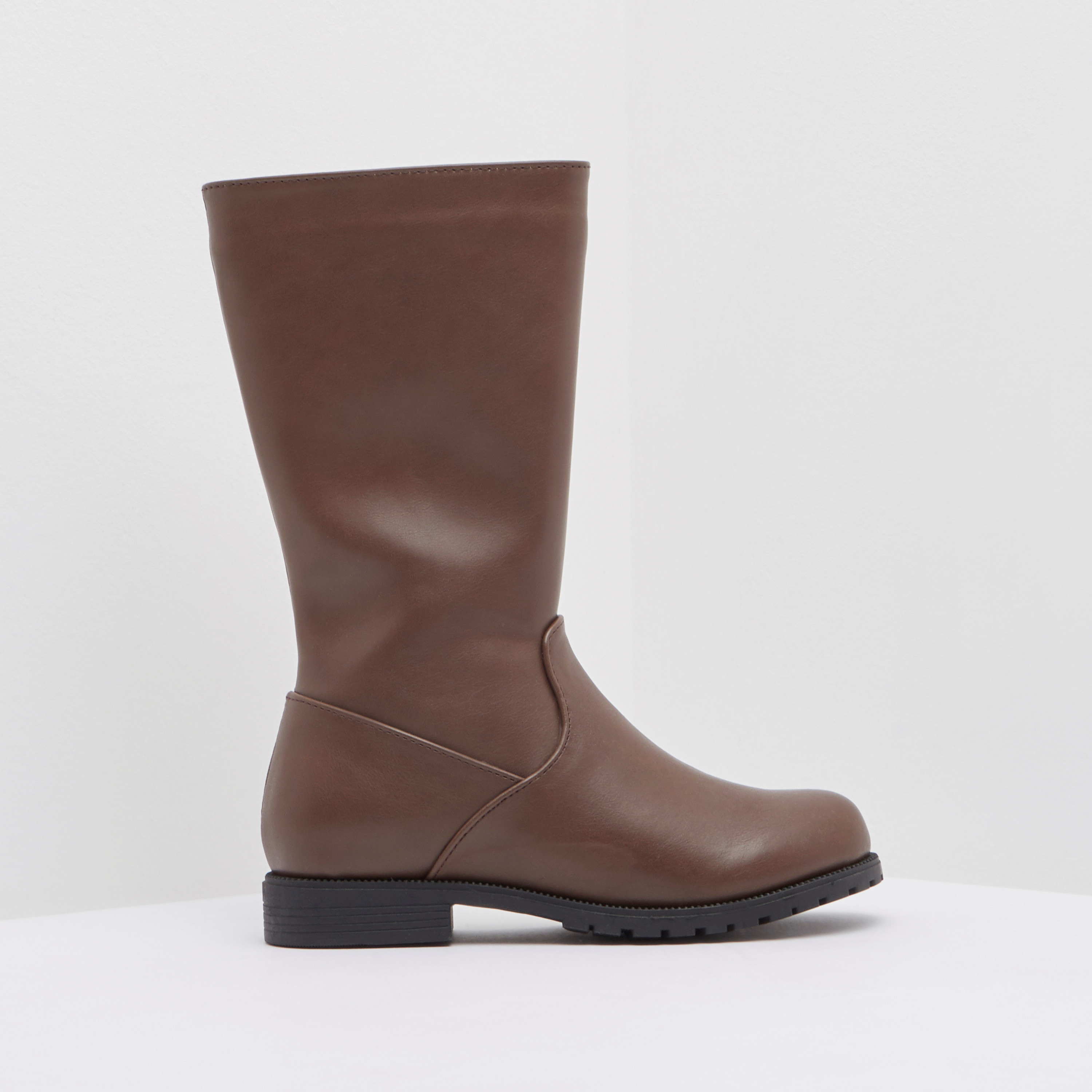 بوت كاوبوي طويل بسحّاب إغلاق-girls-shoes-boots-image-5