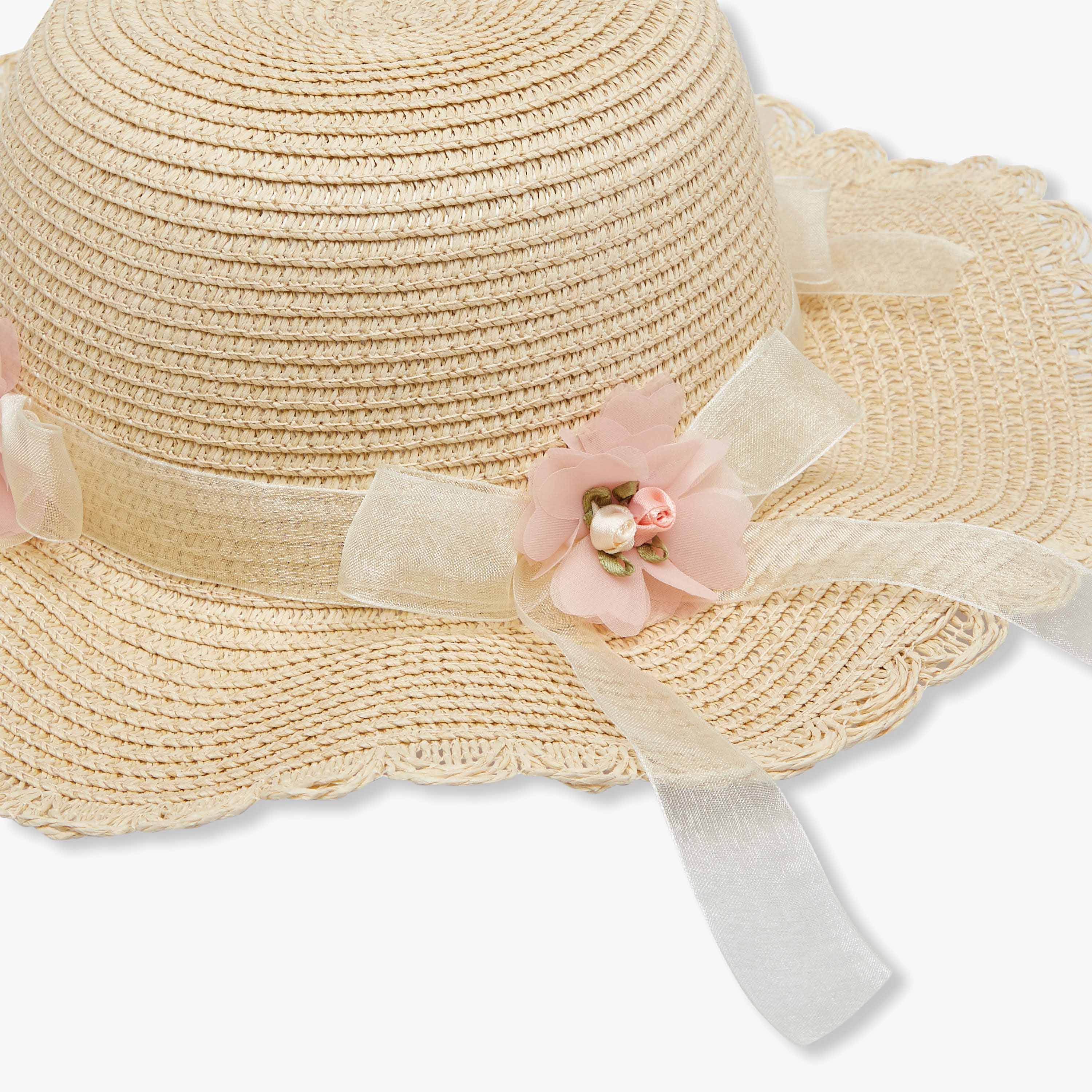قبعة بفيونكة زهرية من جونيورز-girls-accessories-caps-image-3