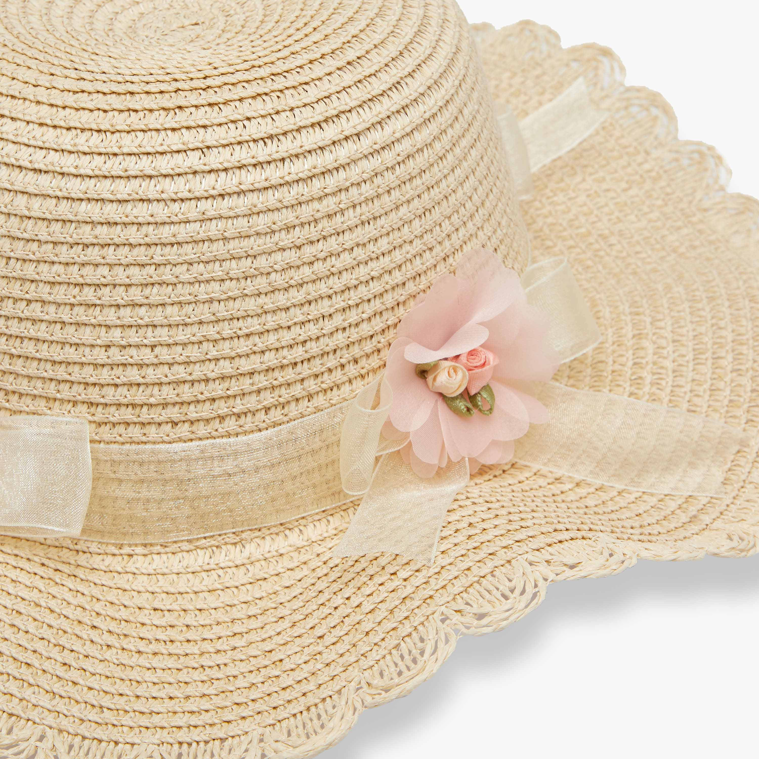قبعة بفيونكة زهرية من جونيورز-girls-accessories-caps-image-2